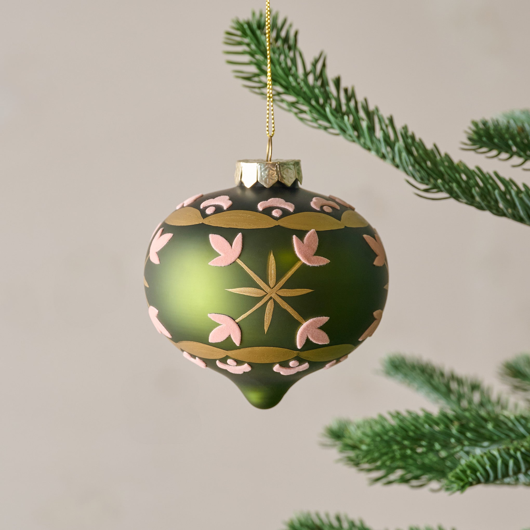 Chive Floral Motif Ornament On sale for $9.99, discounted from $16.00