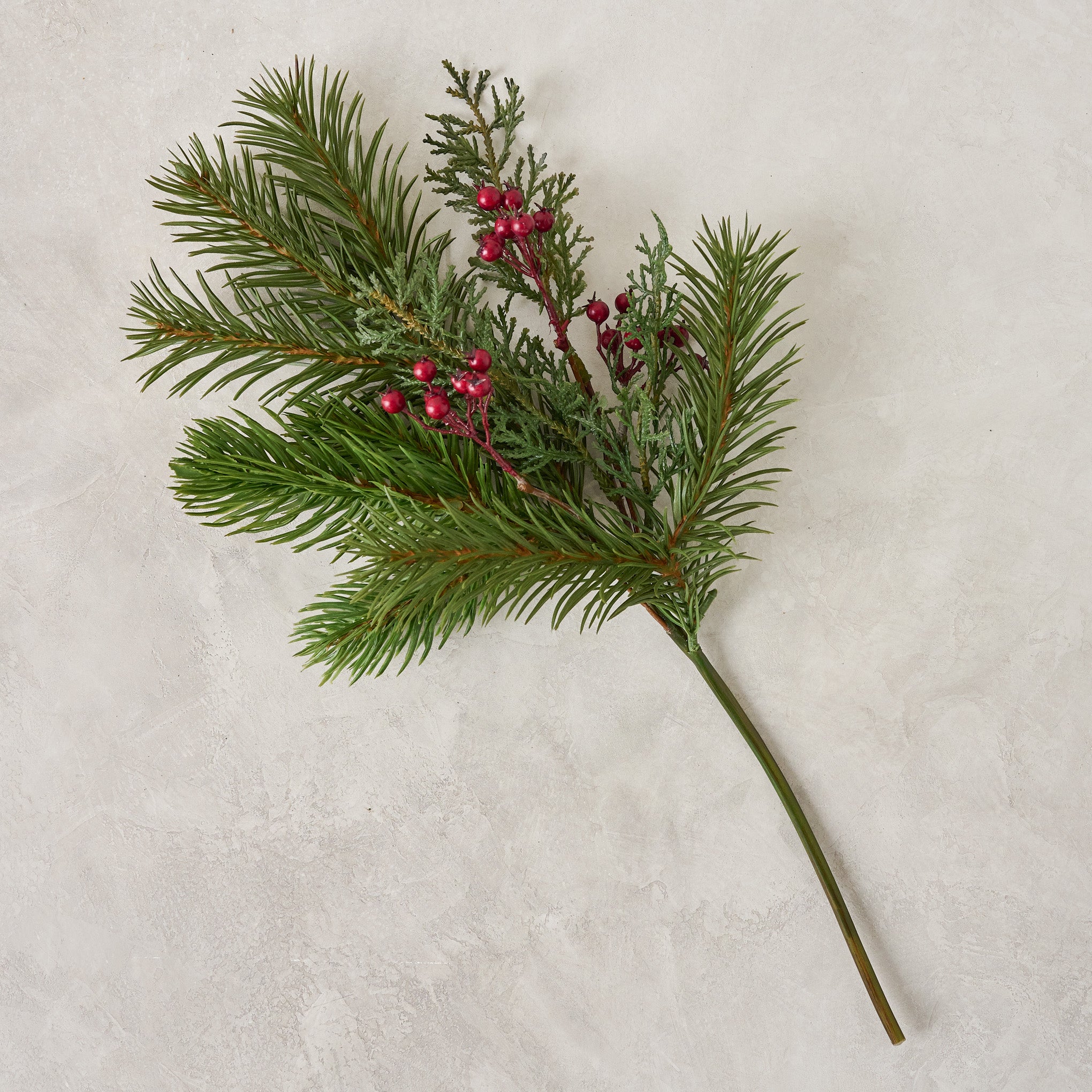 Real Touch Red Berry and Pine Stem On sale for $9.99, discounted from $14.00