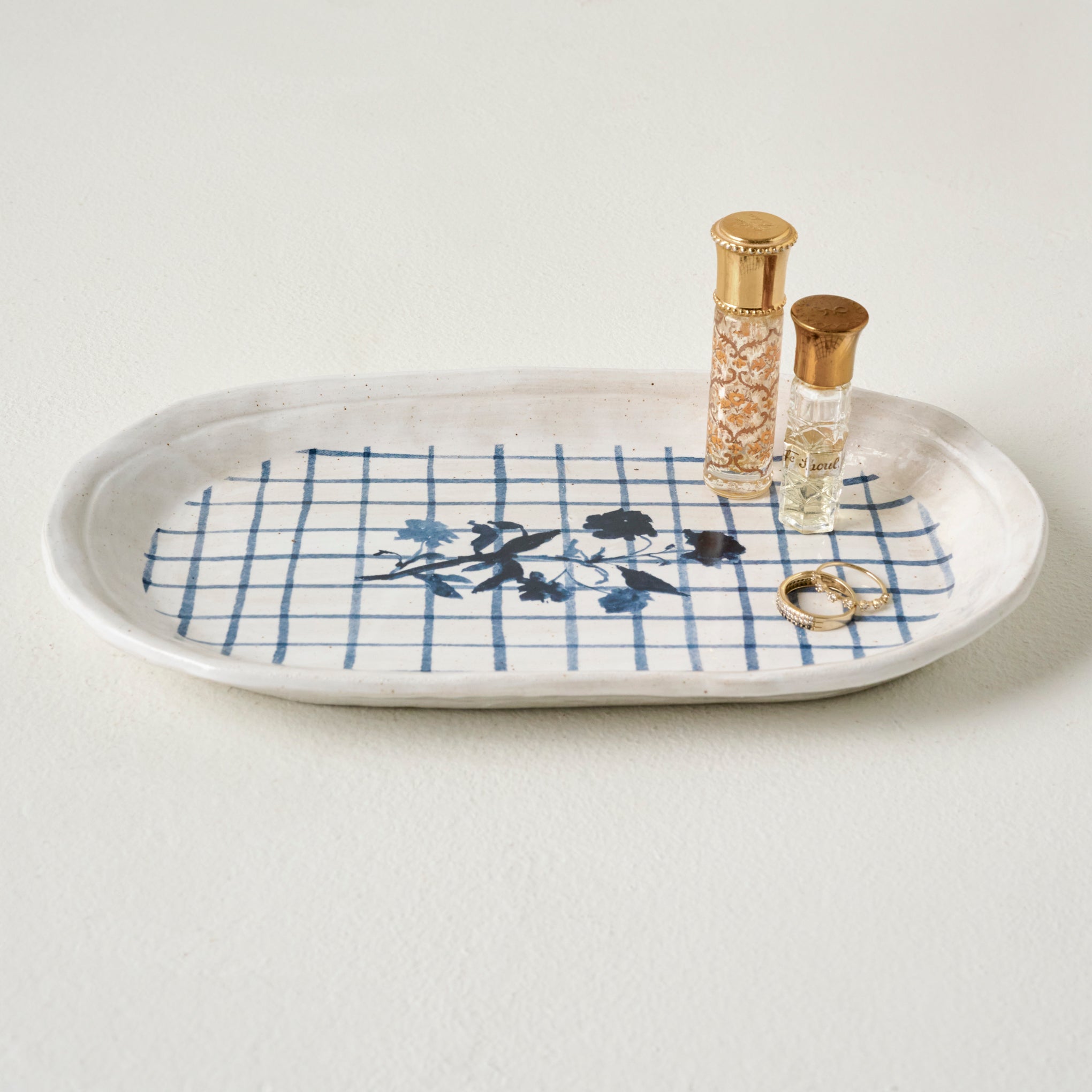 Lila Floral Tray
 shown with accessories On sale for $9.99, discounted from $18.00