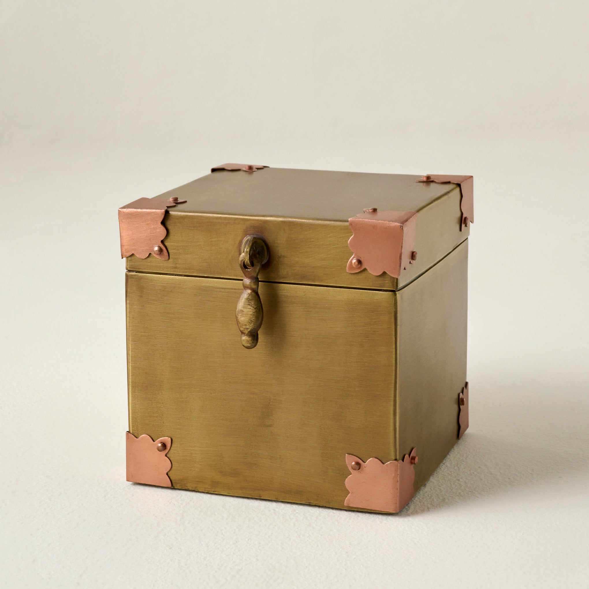 Small Brass and Copper Decorative Box