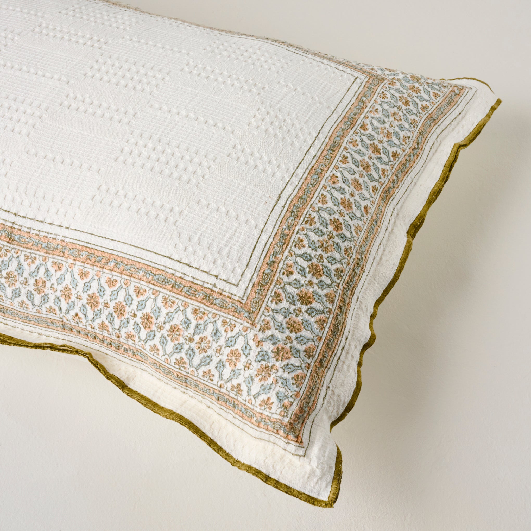 Clemence Block Print Sham