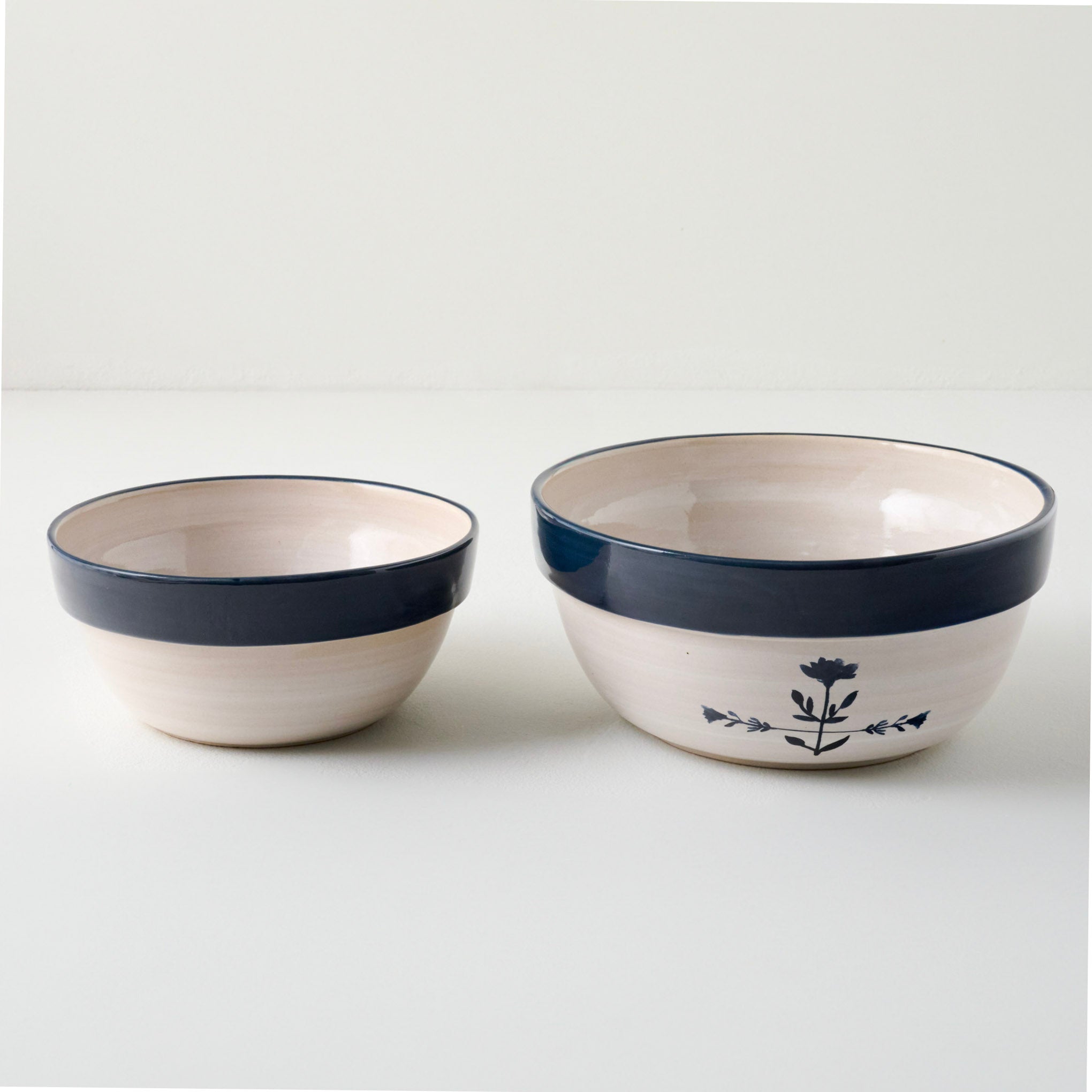 Lila Floral Mixing Bowl Set of Two On sale for $39.99, discounted from $60.00