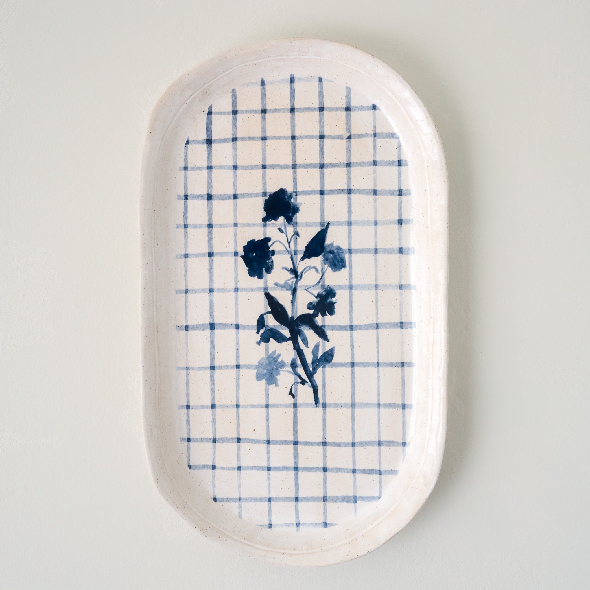 Lila Floral Serving Platter On sale for $29.99, discounted from $44.00
