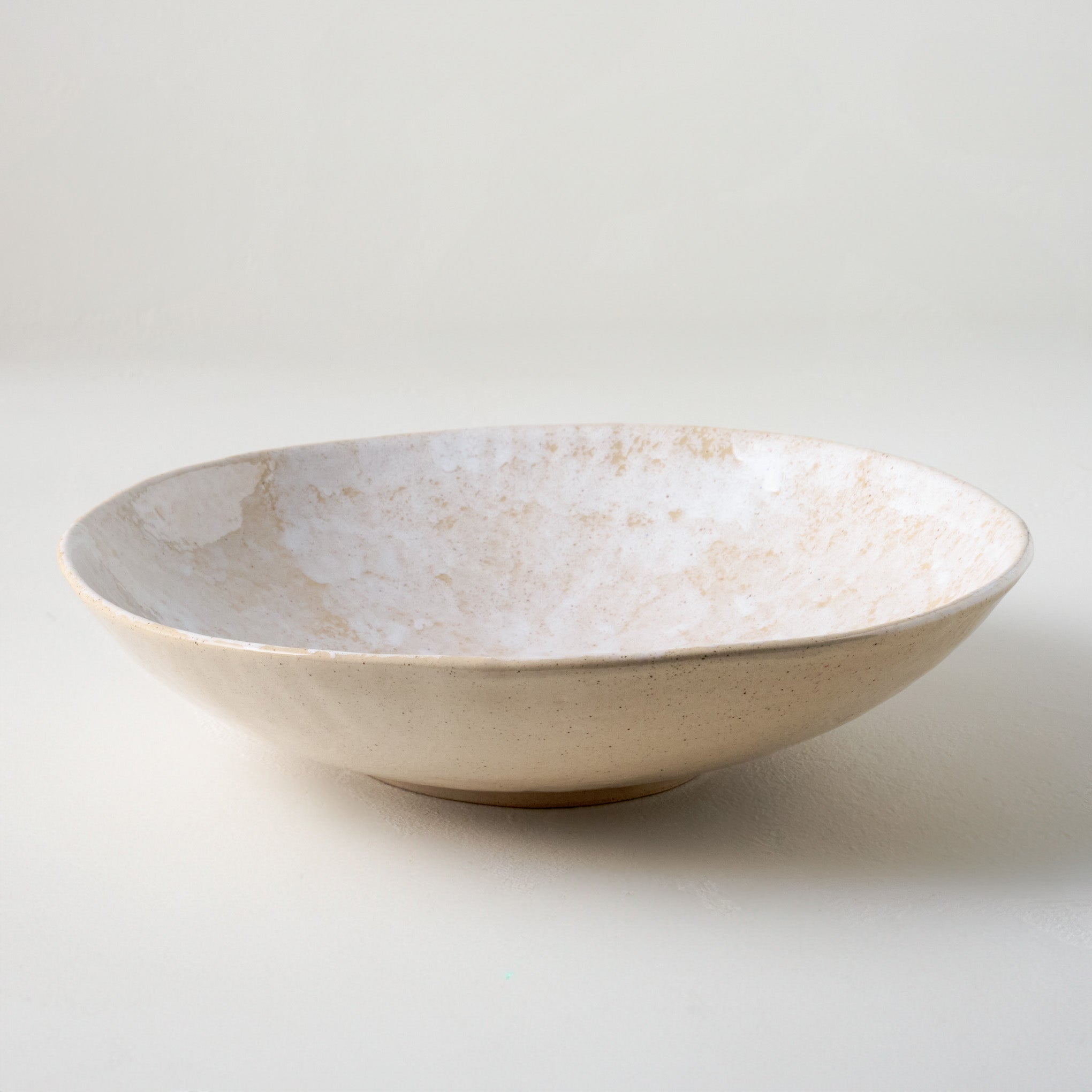 Oversized Ceramic Spongeware Serving Bowl
 $50.00