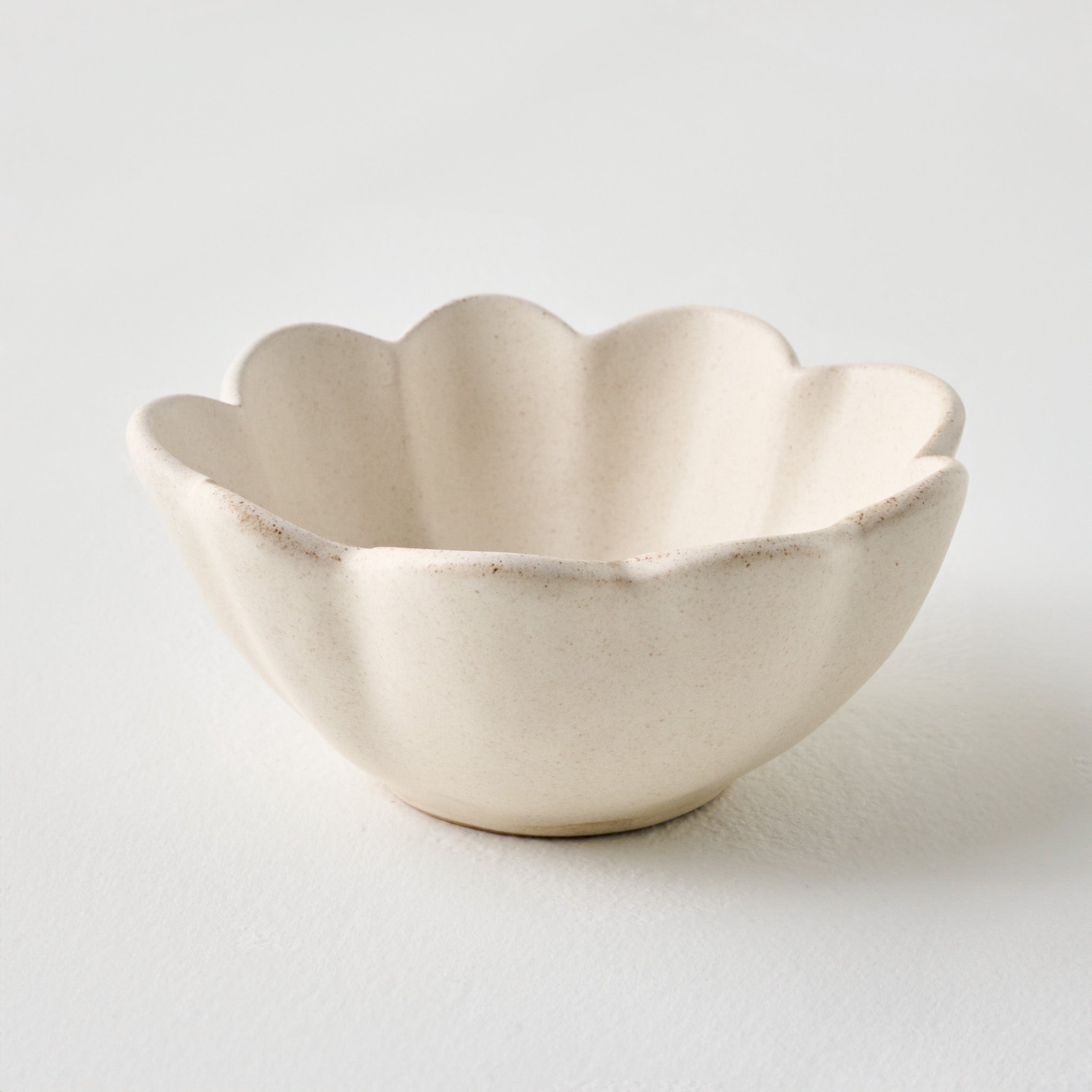 French White Scalloped Mini Bowl $12.00