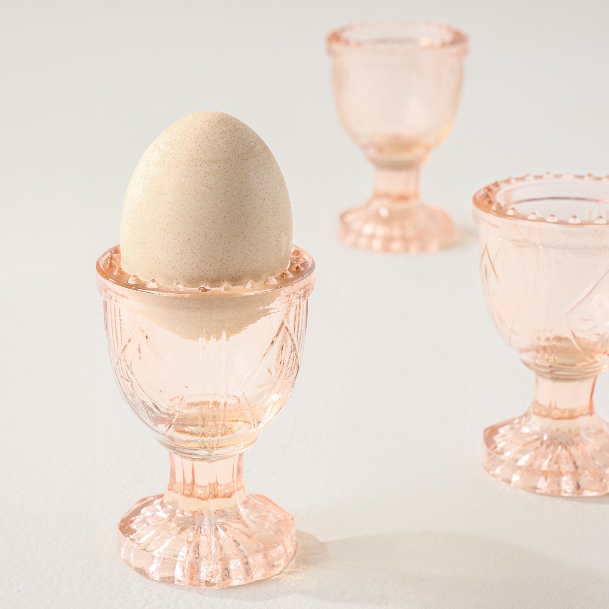 Ellis Vintage-Inspired Egg Cup shown with egg $10.00