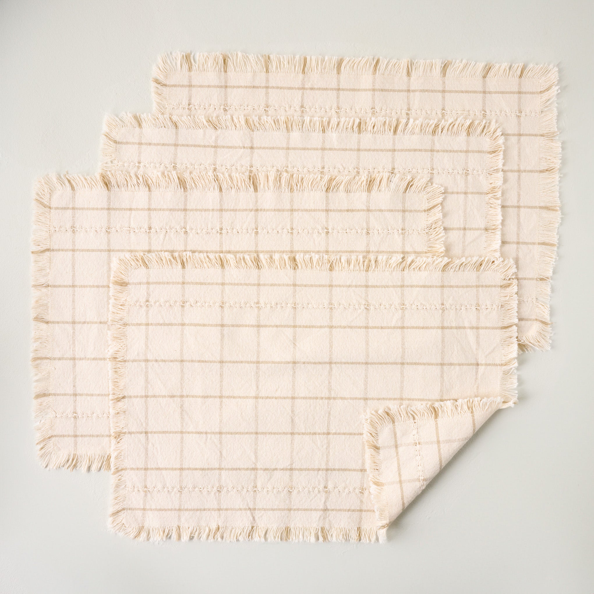 Woven Grid Placemat Set of Four