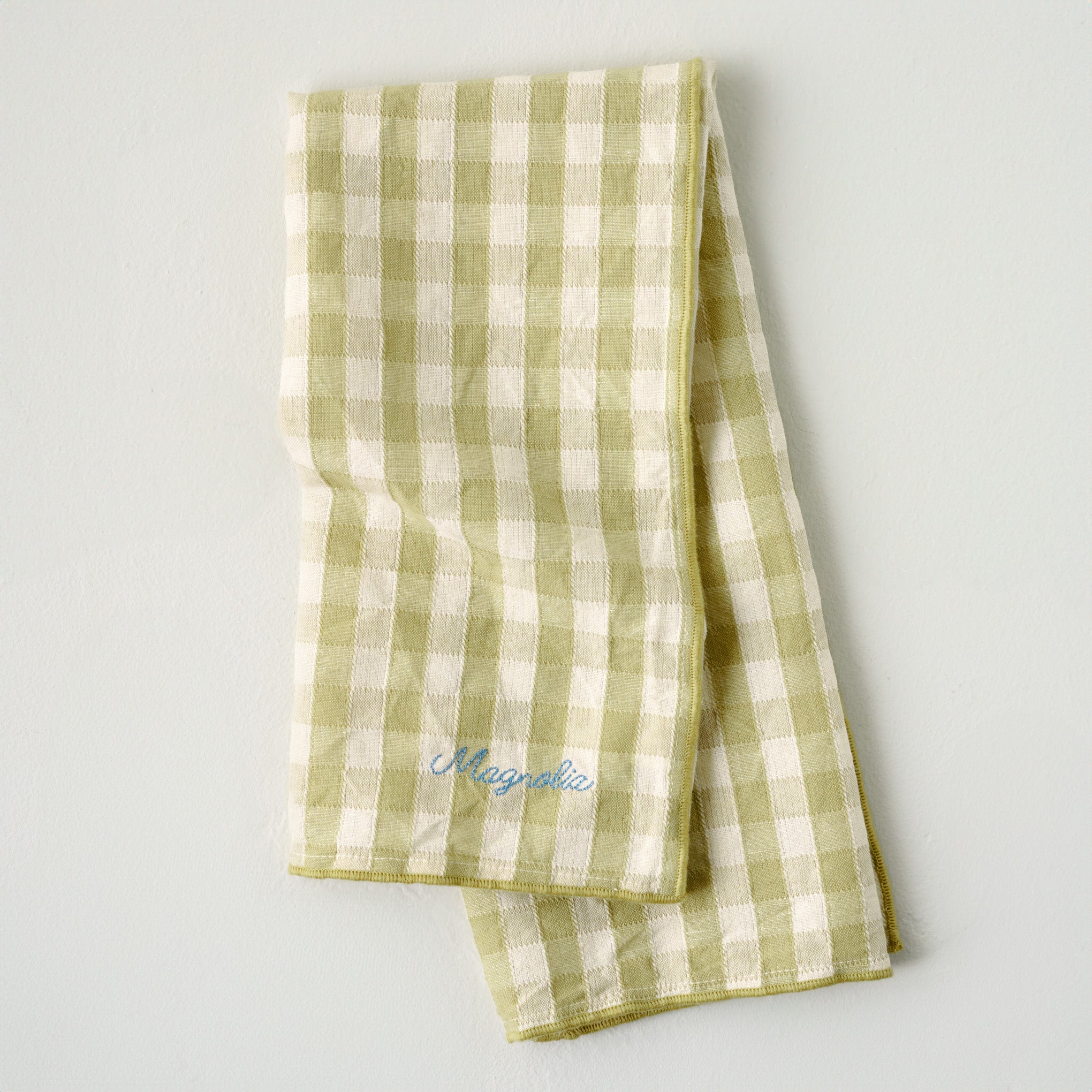 Fern Gingham Tea Towel $16.00