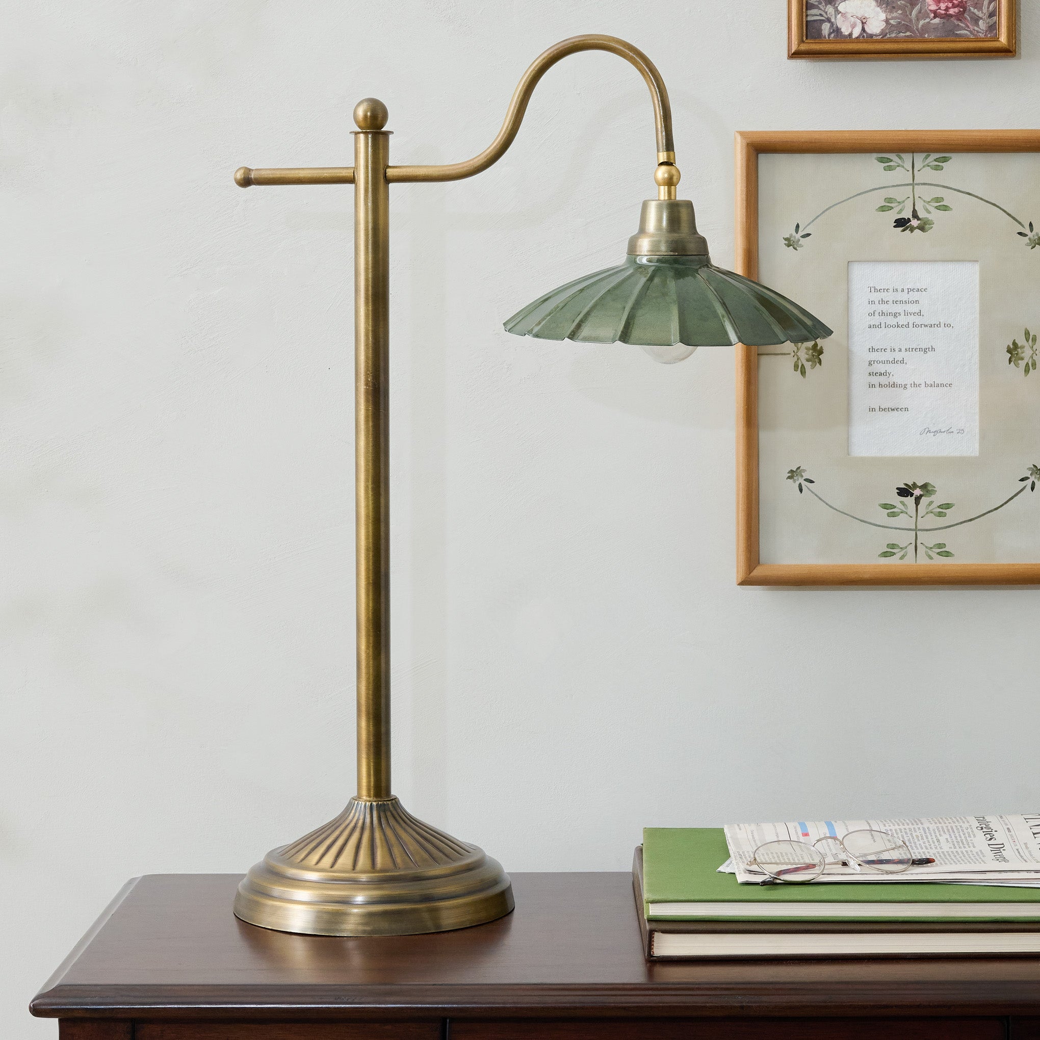Arched Table Lamp shown on desk