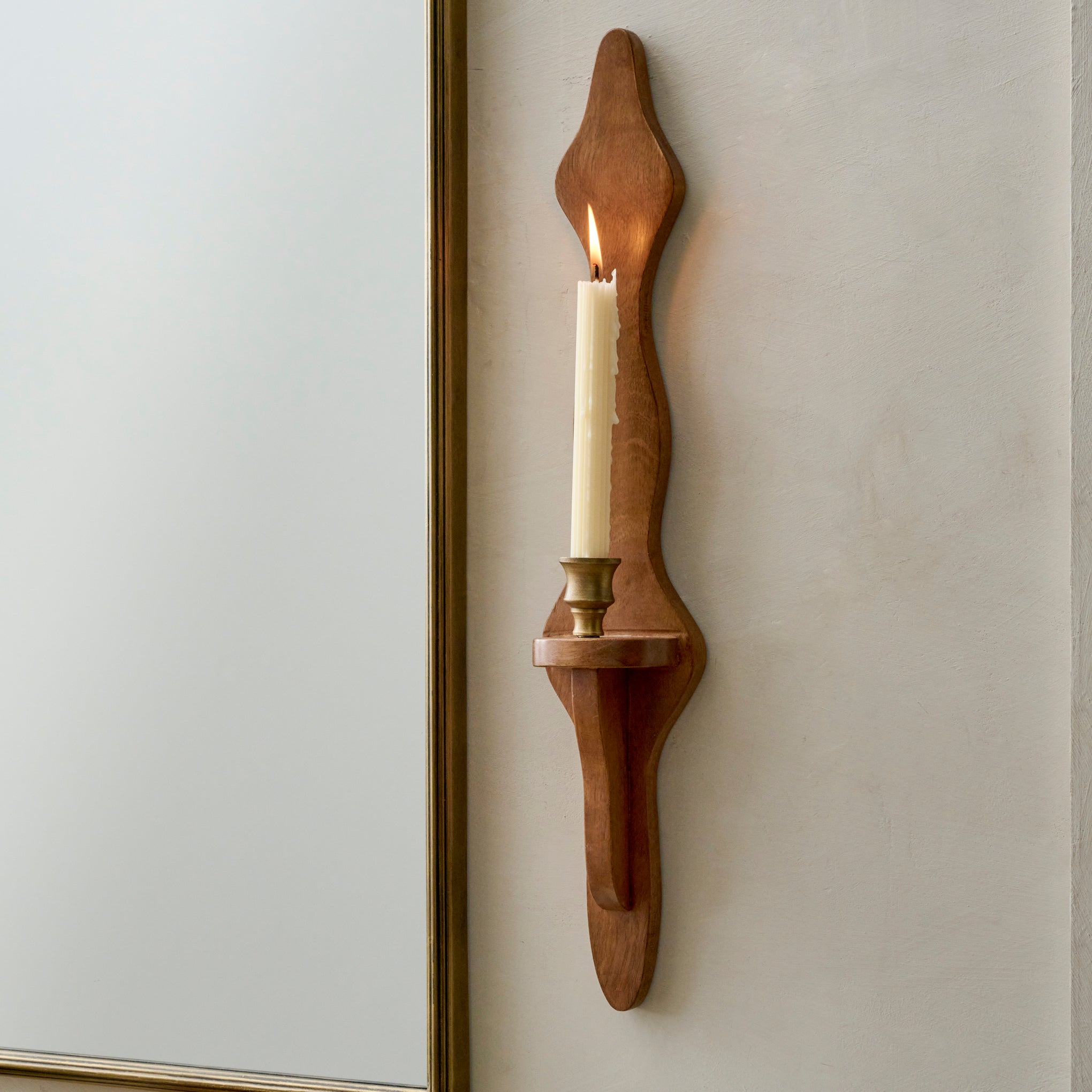 Hayes Wooden Wall Sconce, Set of Two $68.00