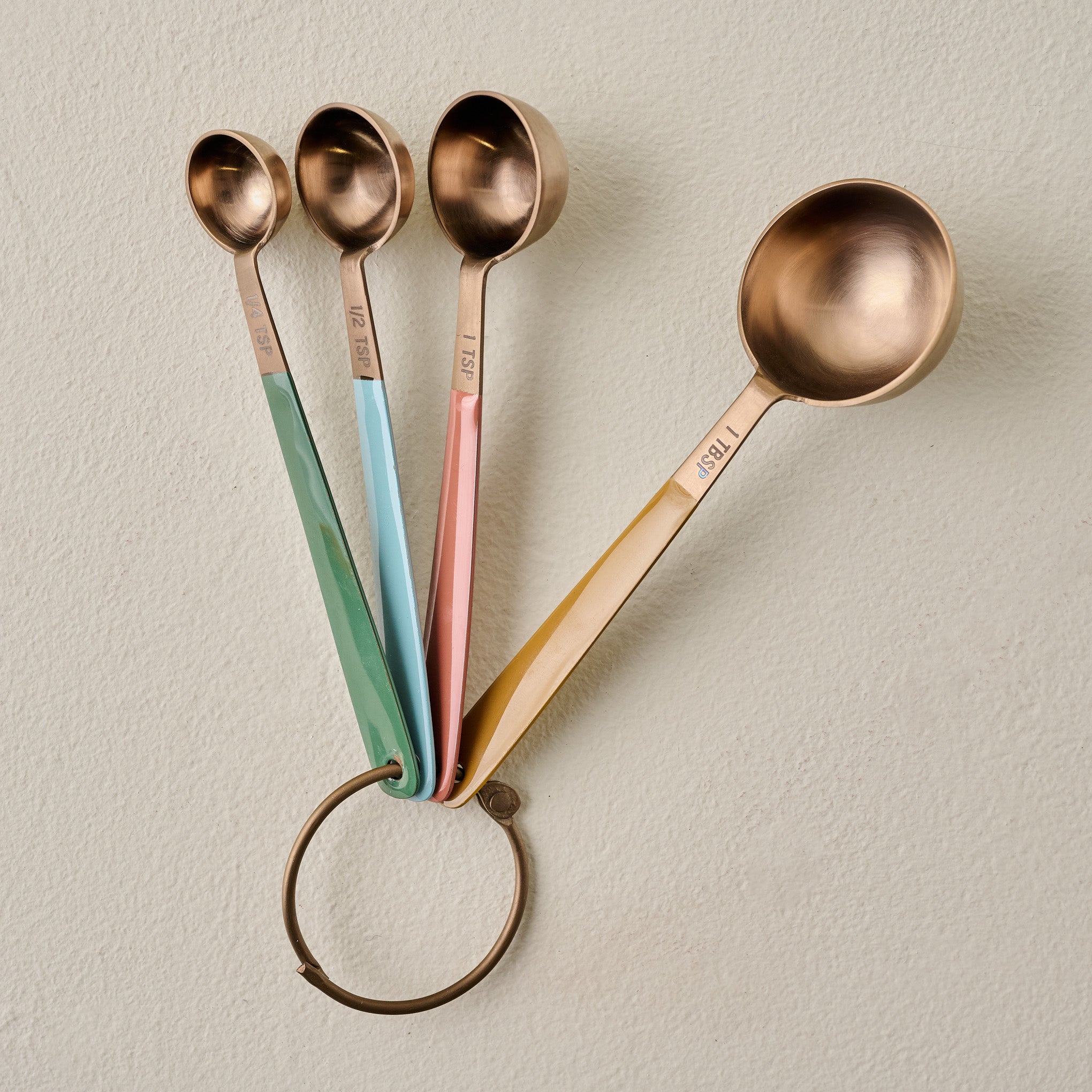 Evie Copper Measuring Spoons $28.00