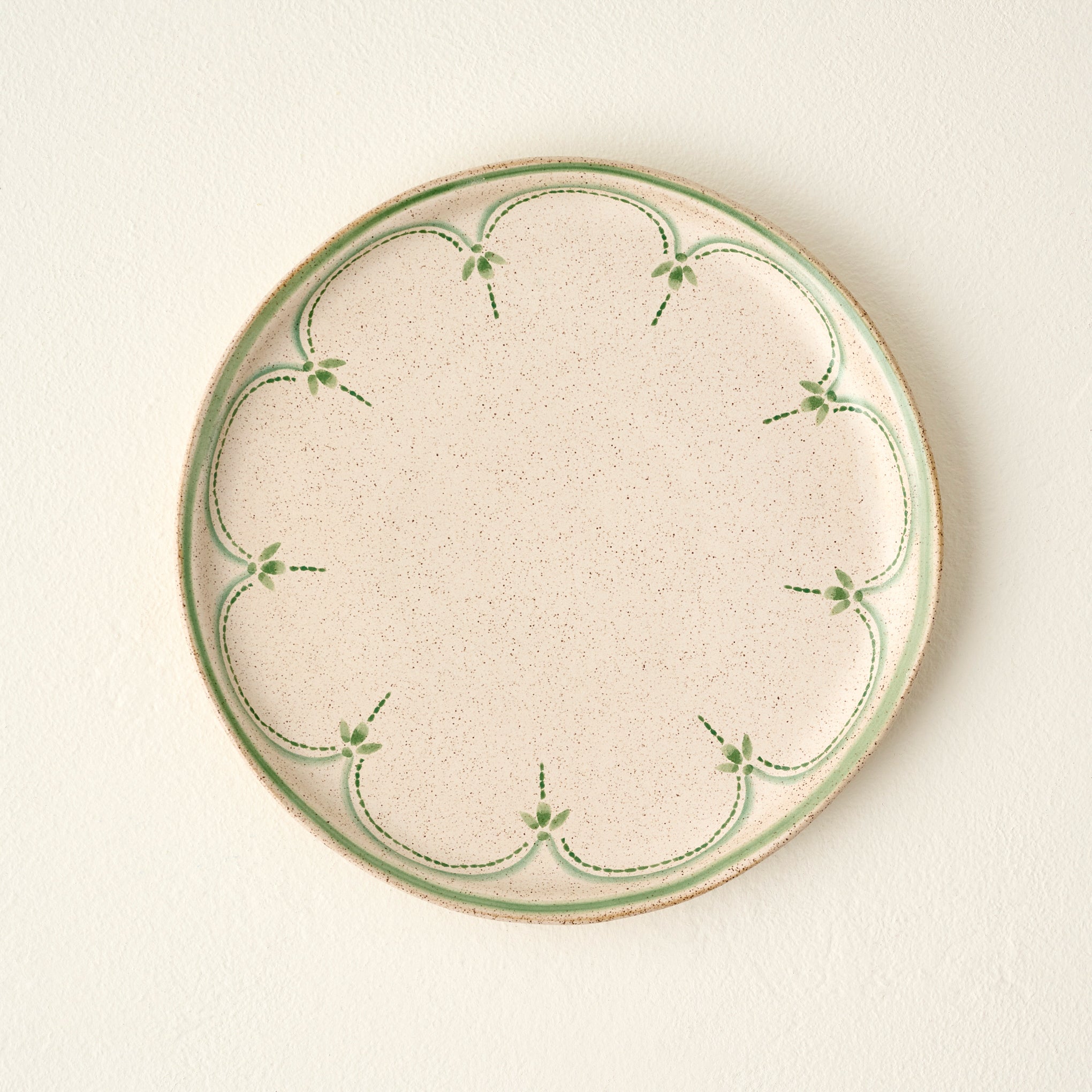 French White Painted Salad Plate $14.00