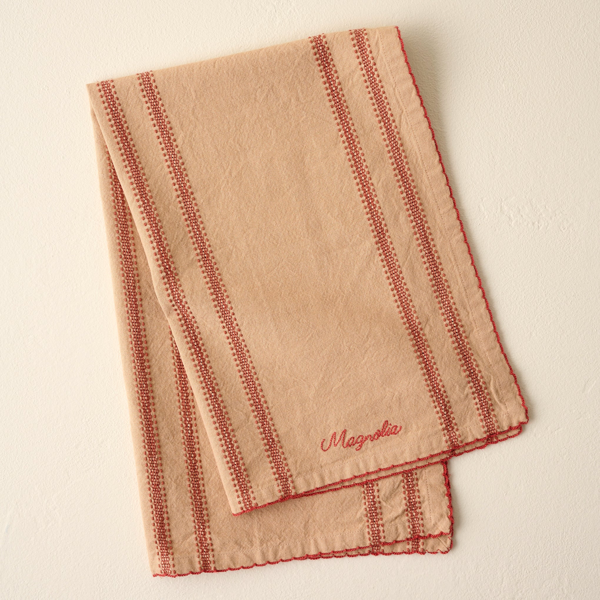 Magnolia Amberlight Striped Tea Towel $16.00