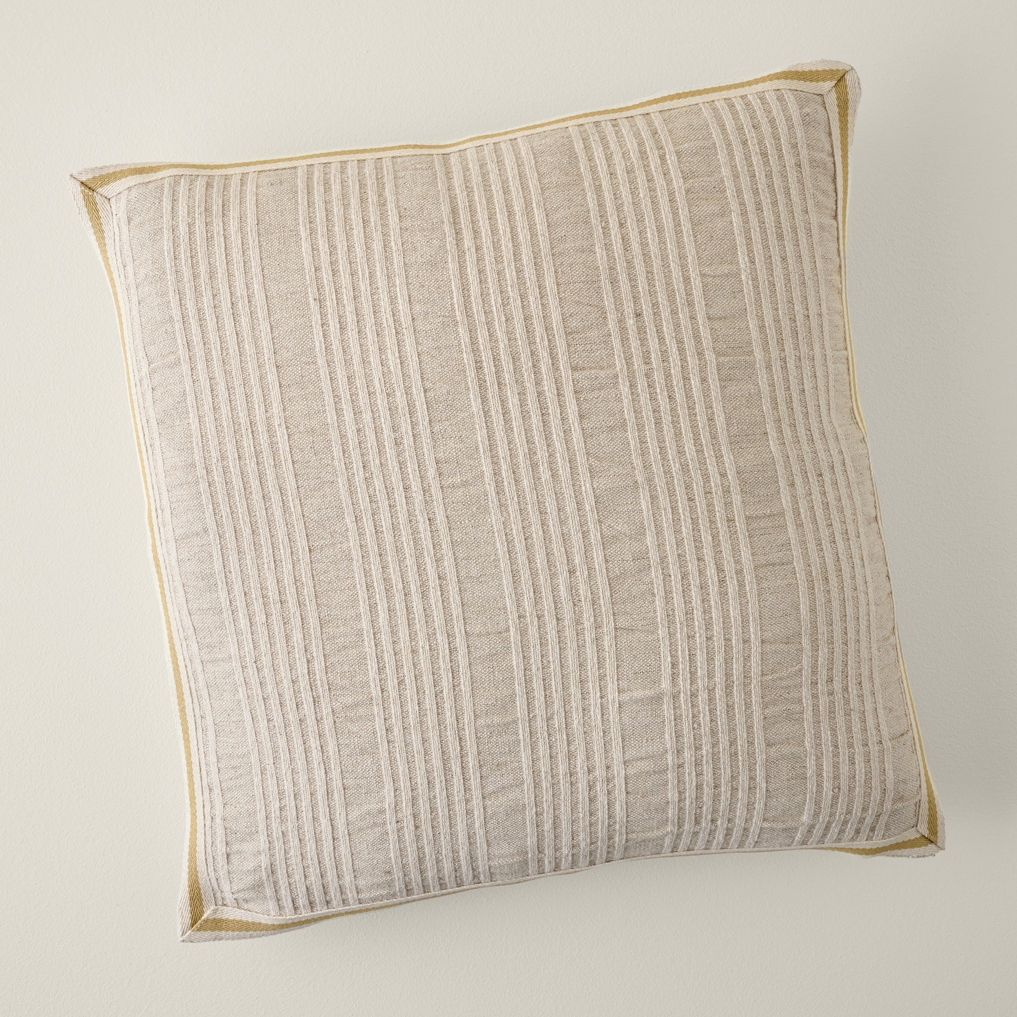 Natural Plaid Gusset Oversized Pillow $78.00