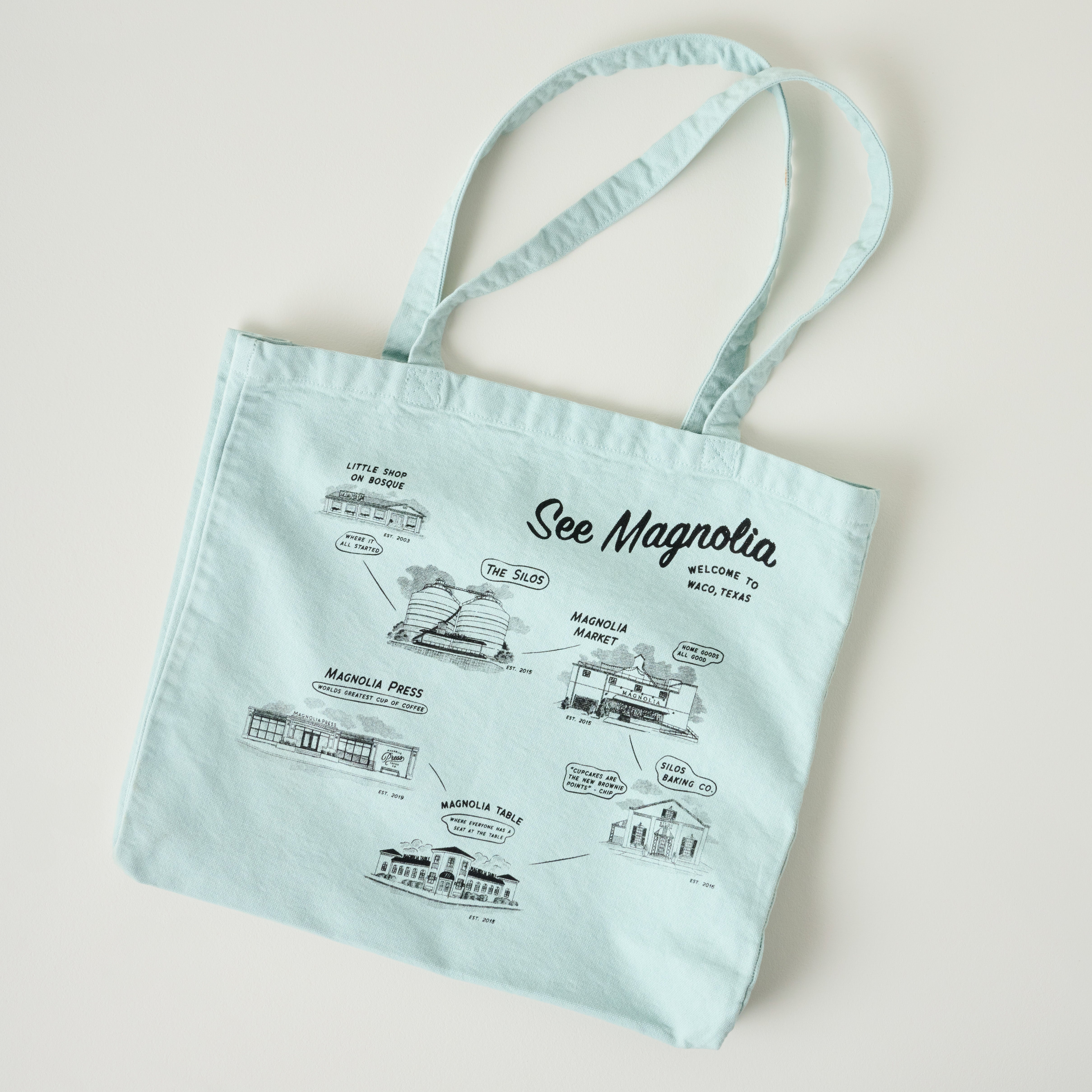 See Magnolia Blue Tote $30.00