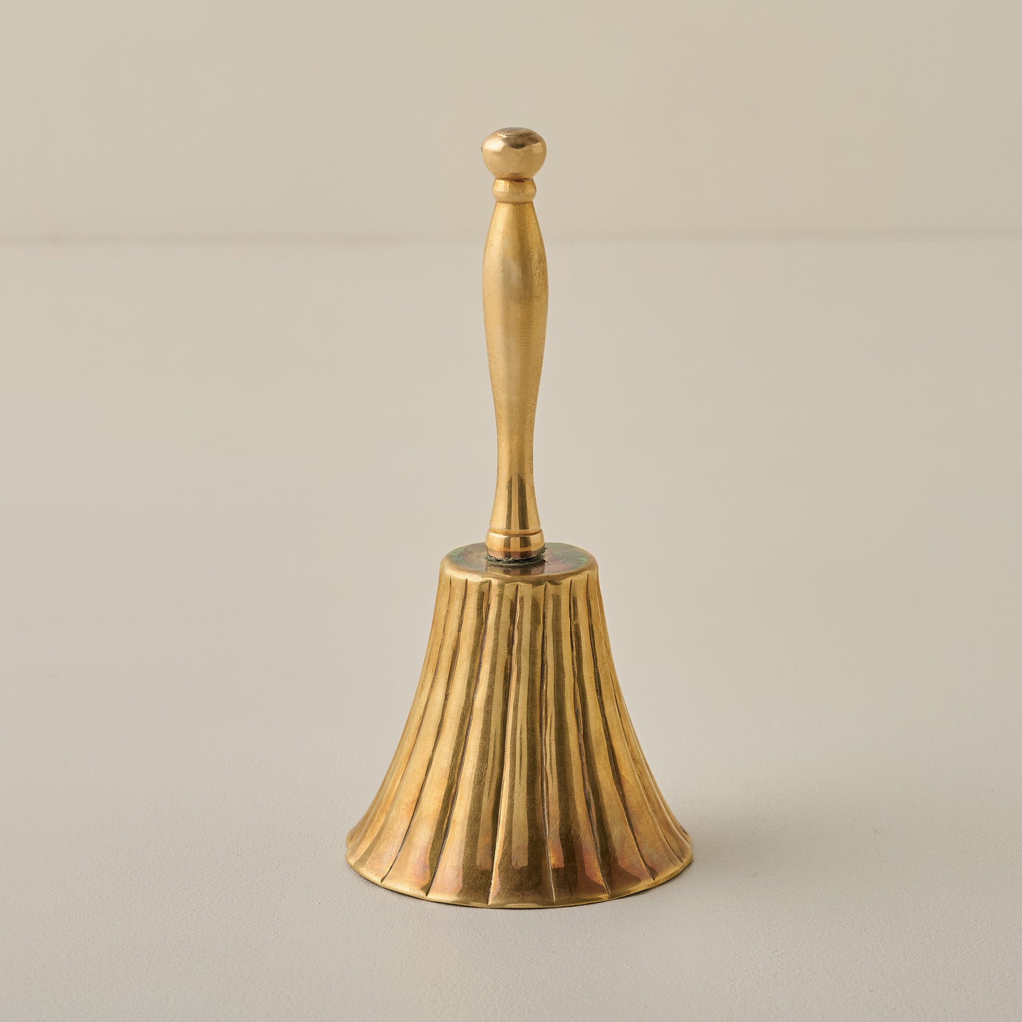 Marie Fluted Brass Bell $30.00