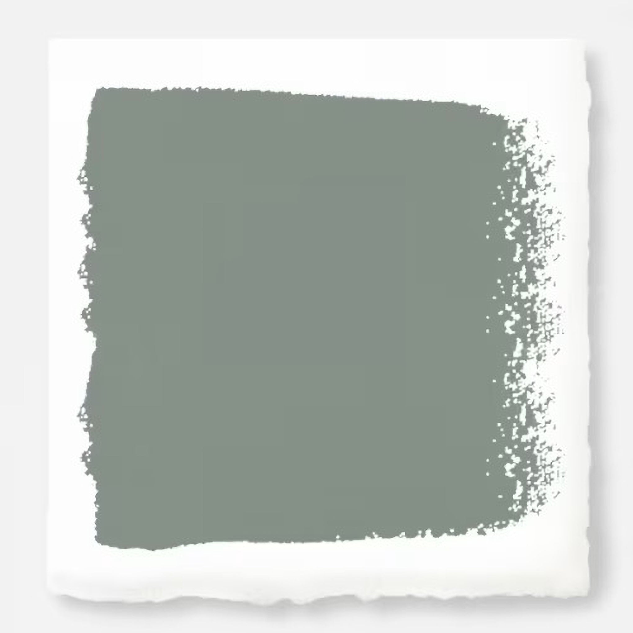 Deep gray with hues of rich blue and sage green paint named Silverado sage