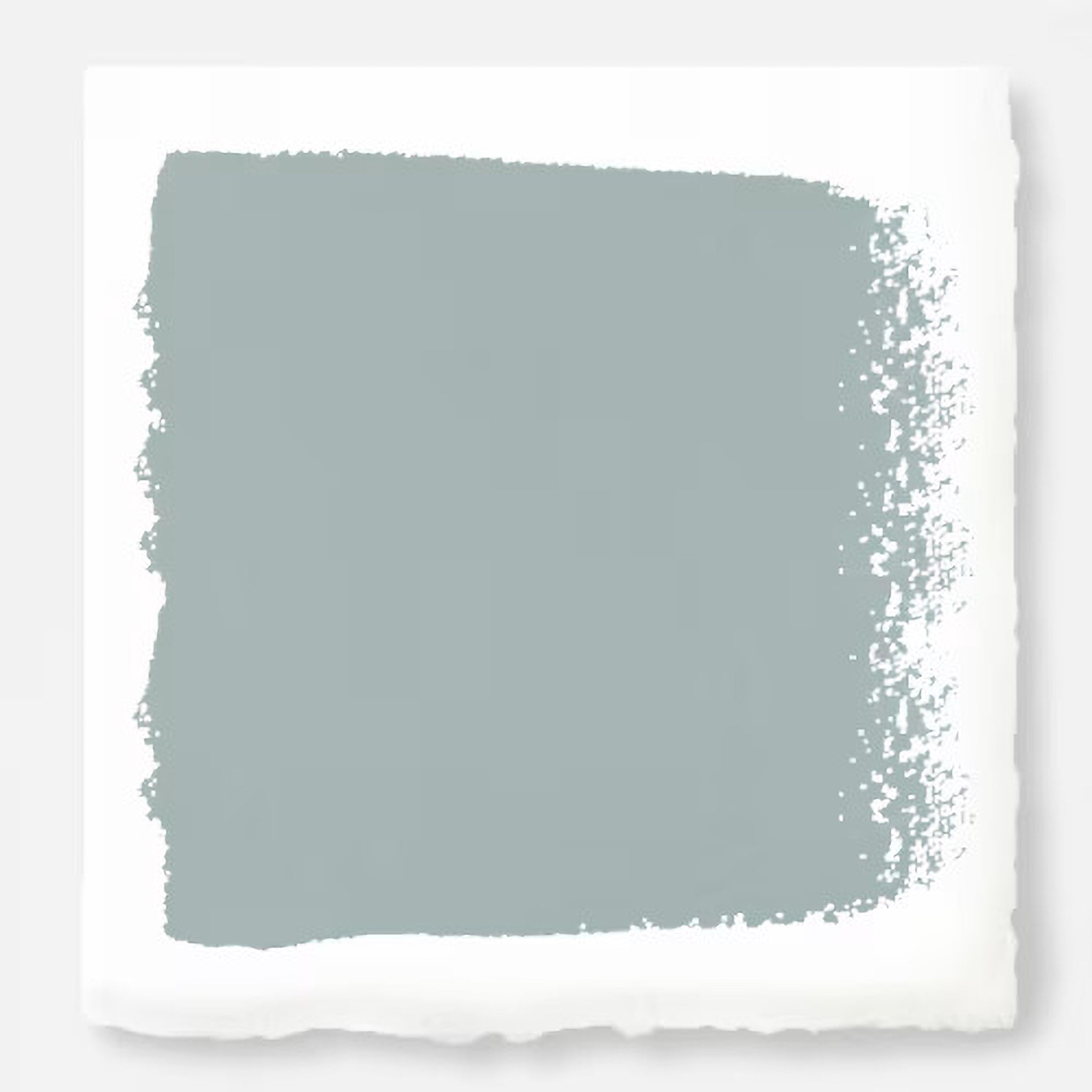 A powder blue with a slight overcast gray tint paint named rainy days