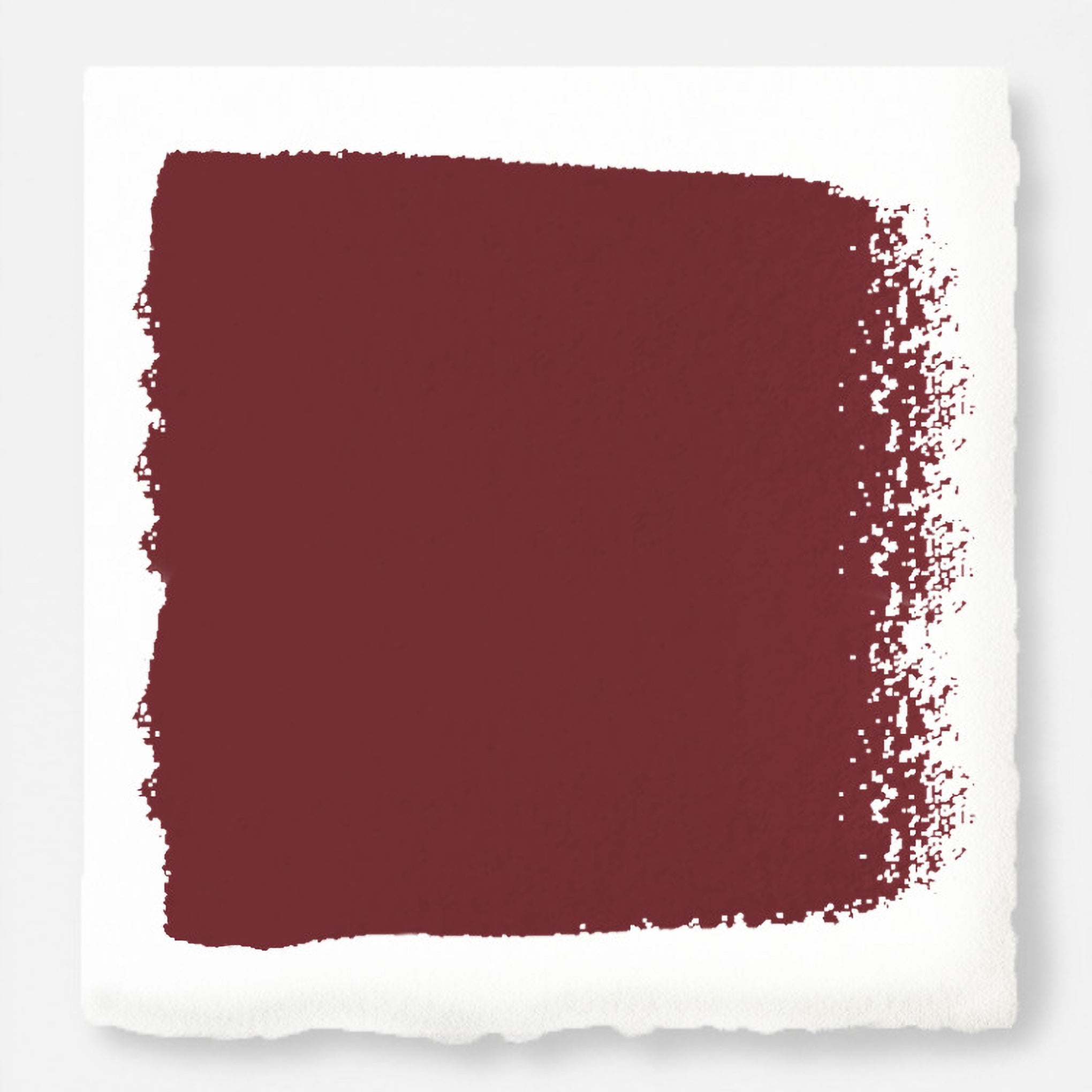 Deep antique red paint named by the fireplace