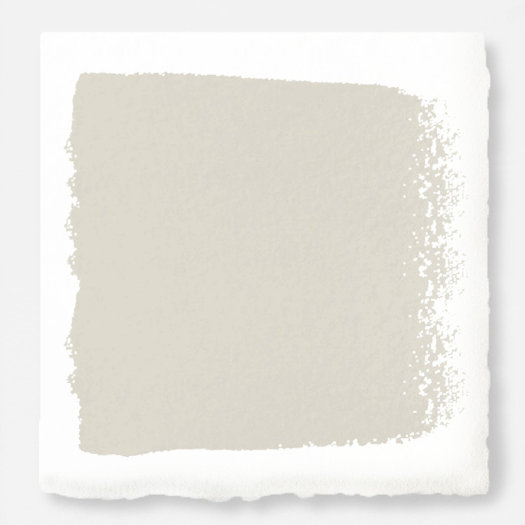 Warm white brushed with warm beige paint named locally sown