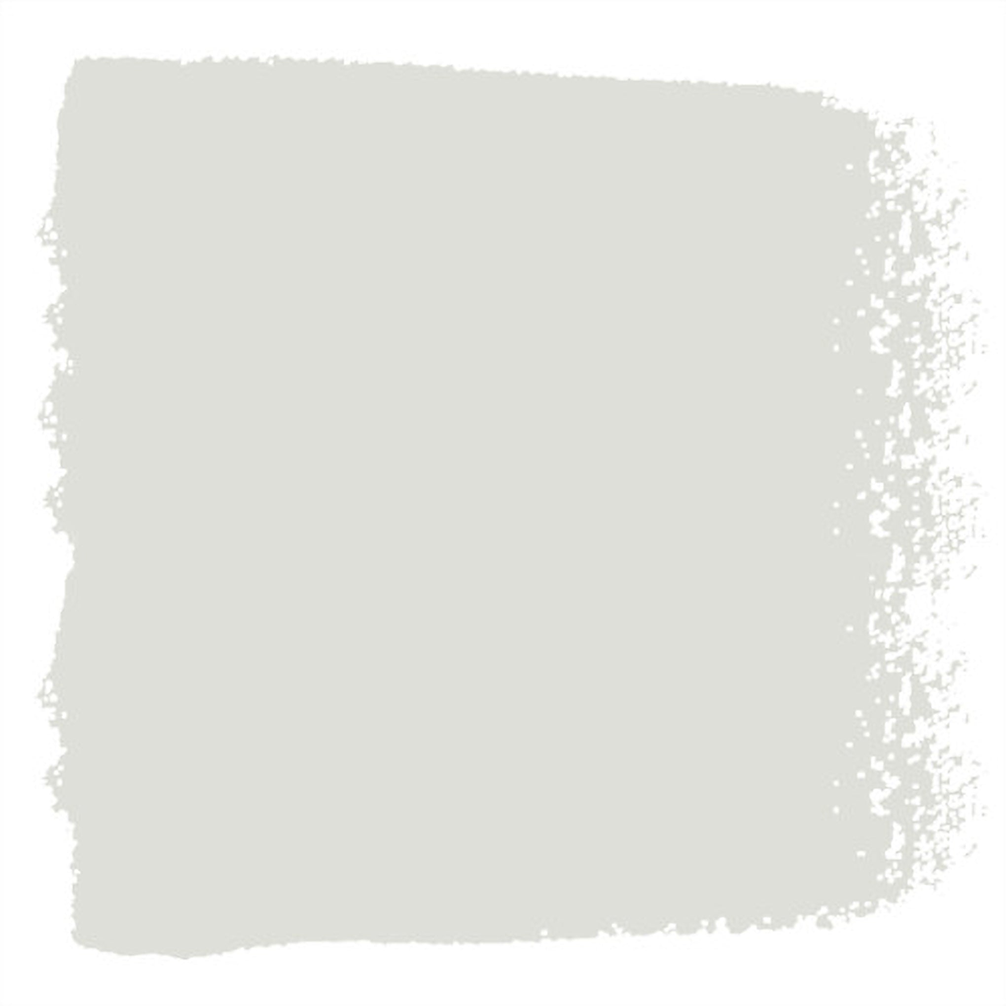 Almost white with gray and green undertones paint named chime gray