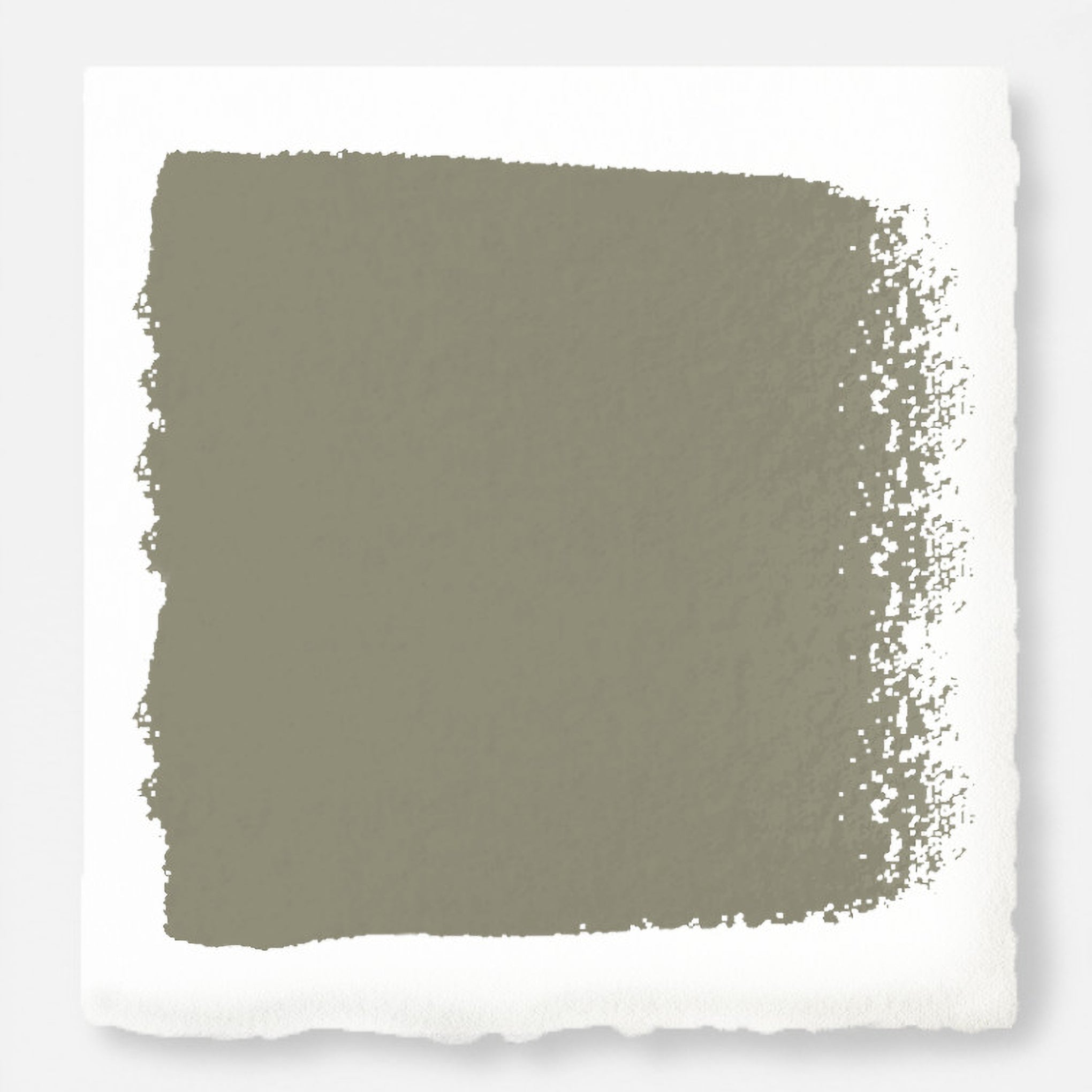 Lighter shade of army green with notes of hazel paint named garden party