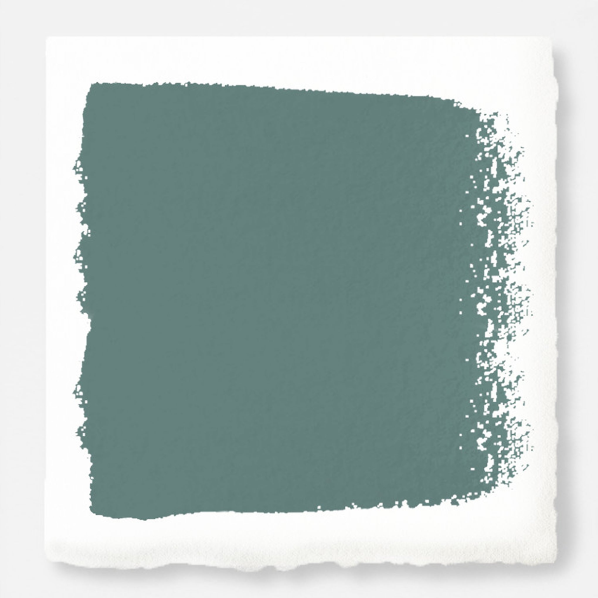 A dark, dusty aqua paint named tranquility