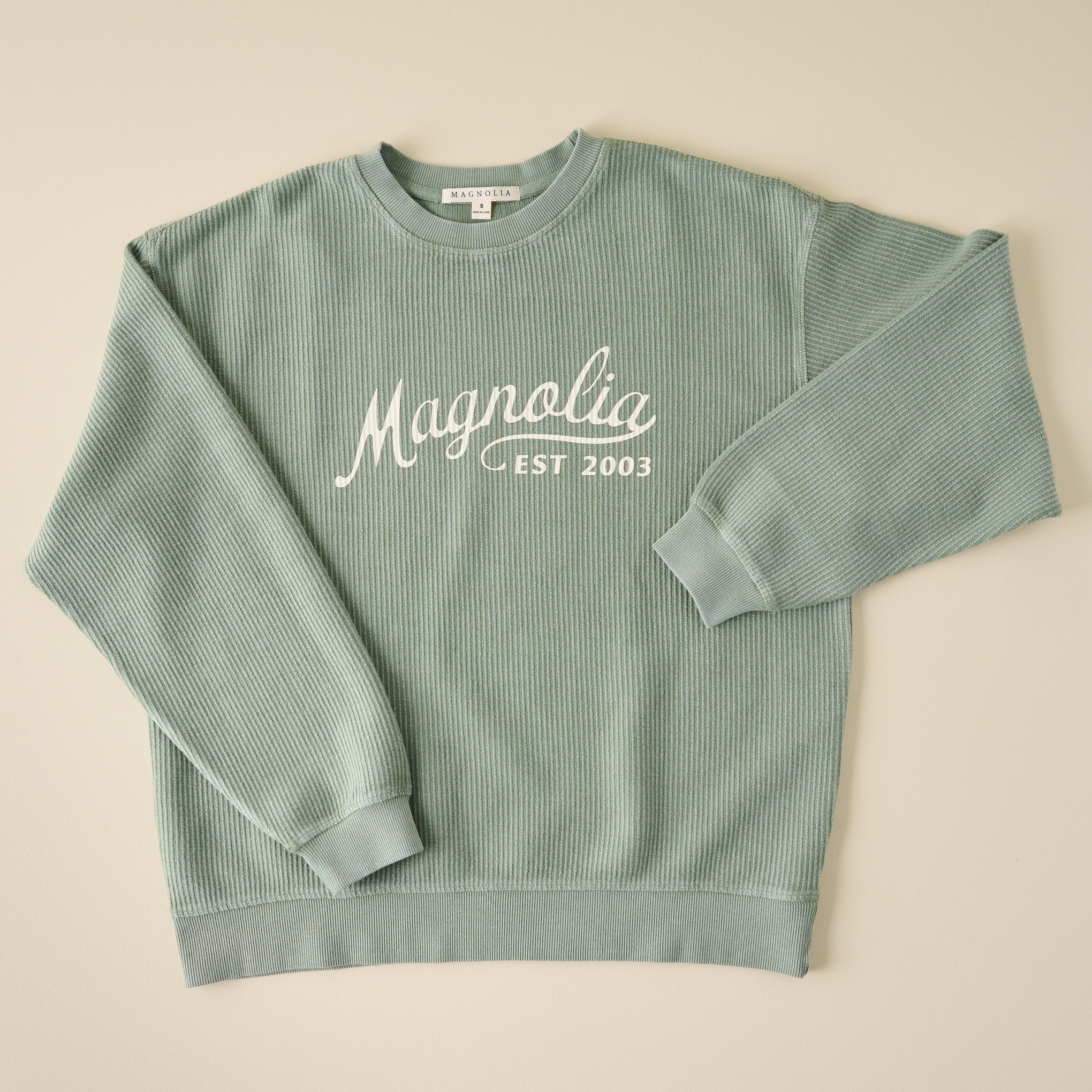 Magnolia Cora Script Sea Spray Cozy Sweatshirt