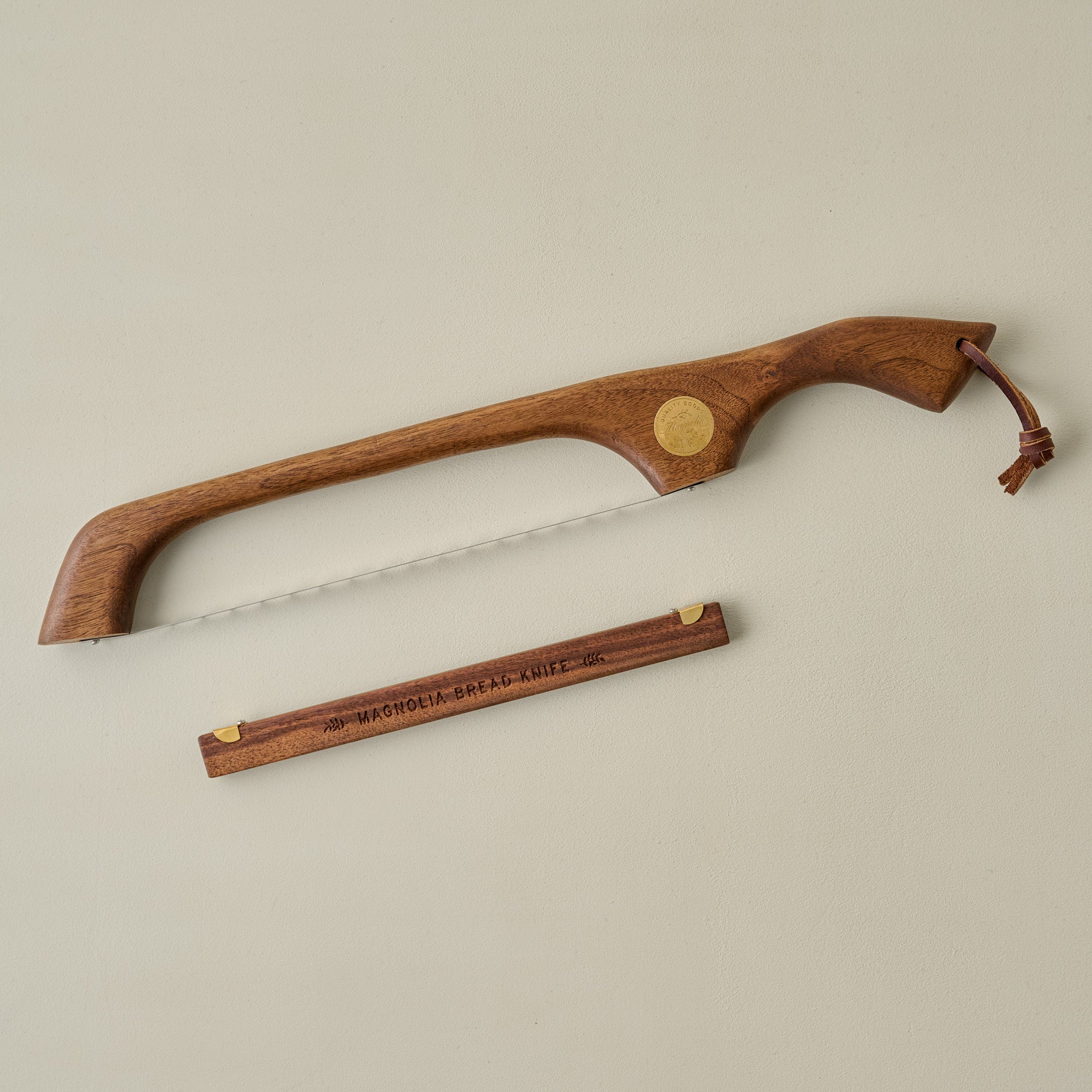 Magnolia Handmade Walnut Bread Knife