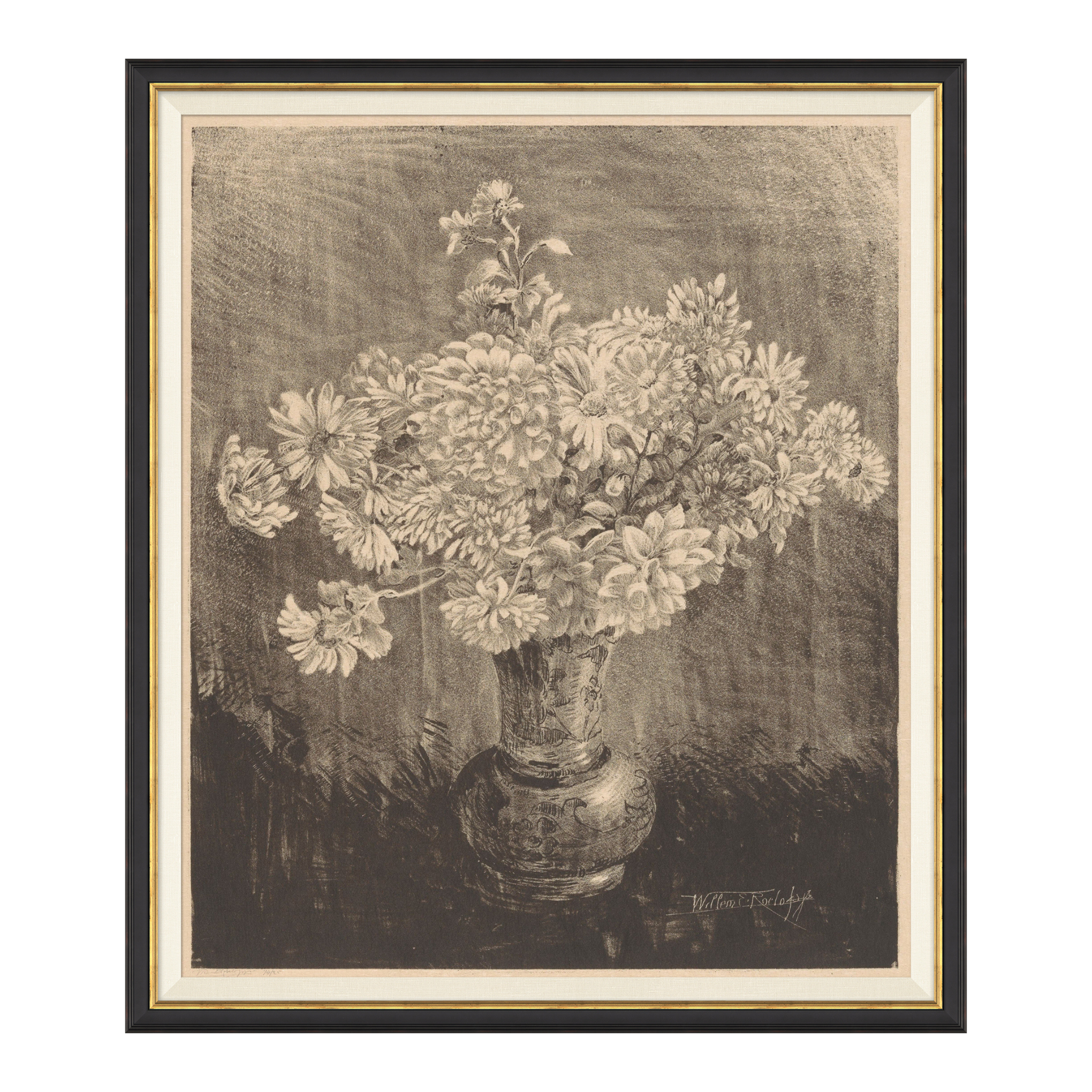 Flowers in Charcoal