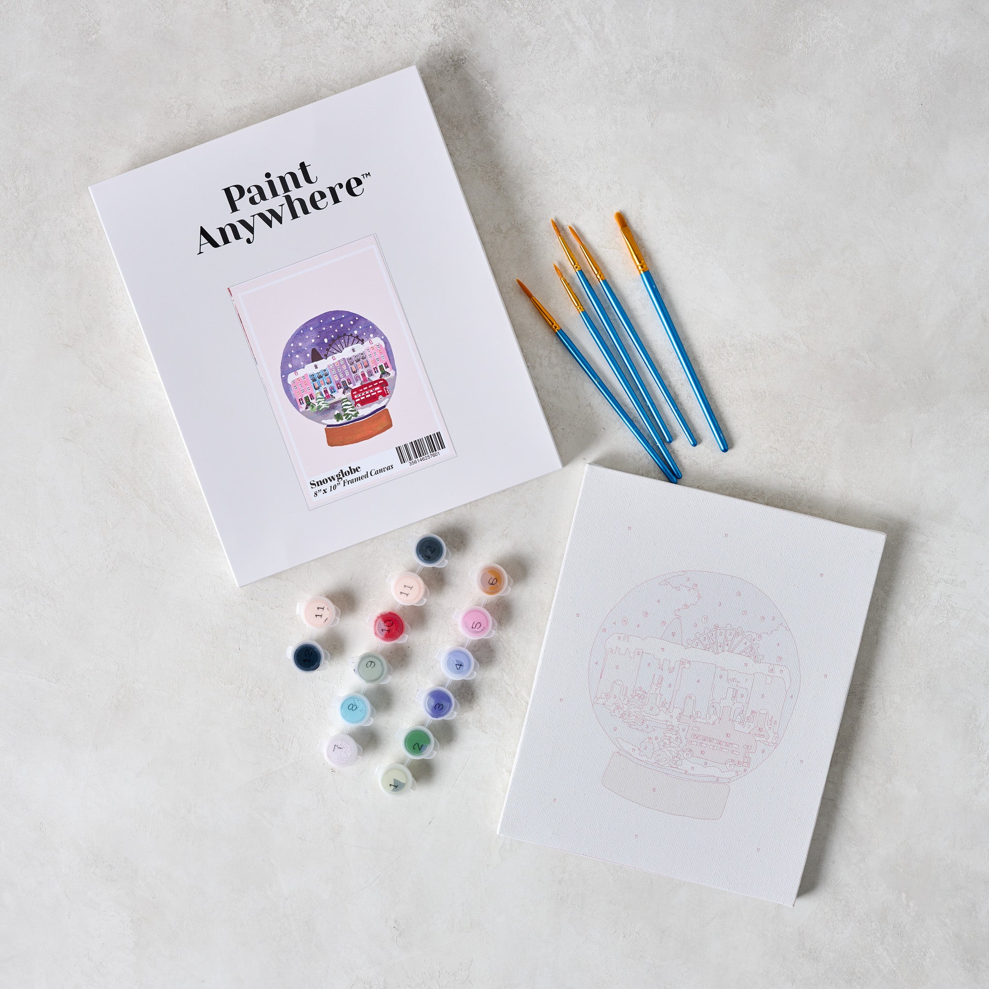 Holiday Snow Globe Paint By Number Kit On sale for $29.99, discounted from $40.00