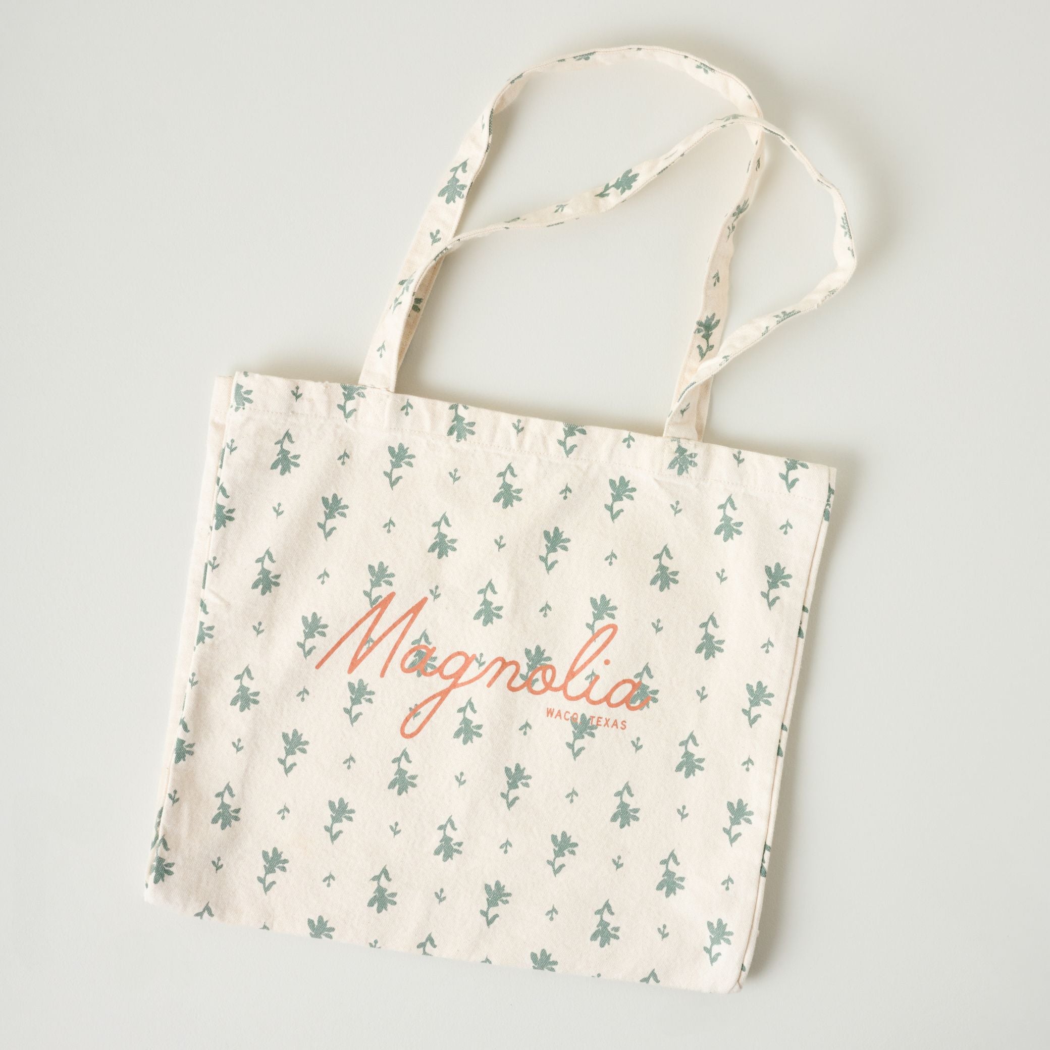 Magnolia Block Print Script Tote $30.00