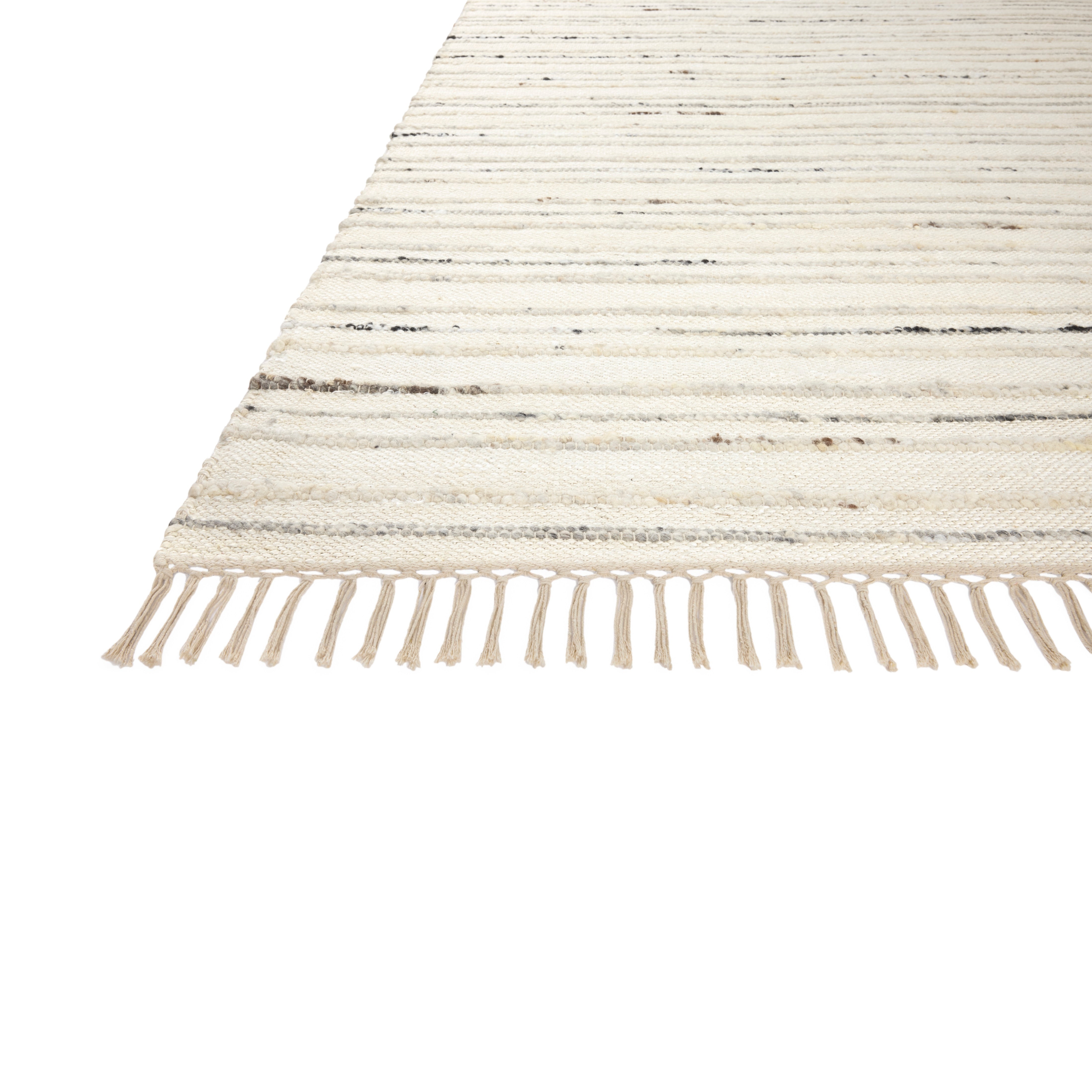 Nico Ivory Stone Rug close up of corner Items range from $99.00 to $1329.00