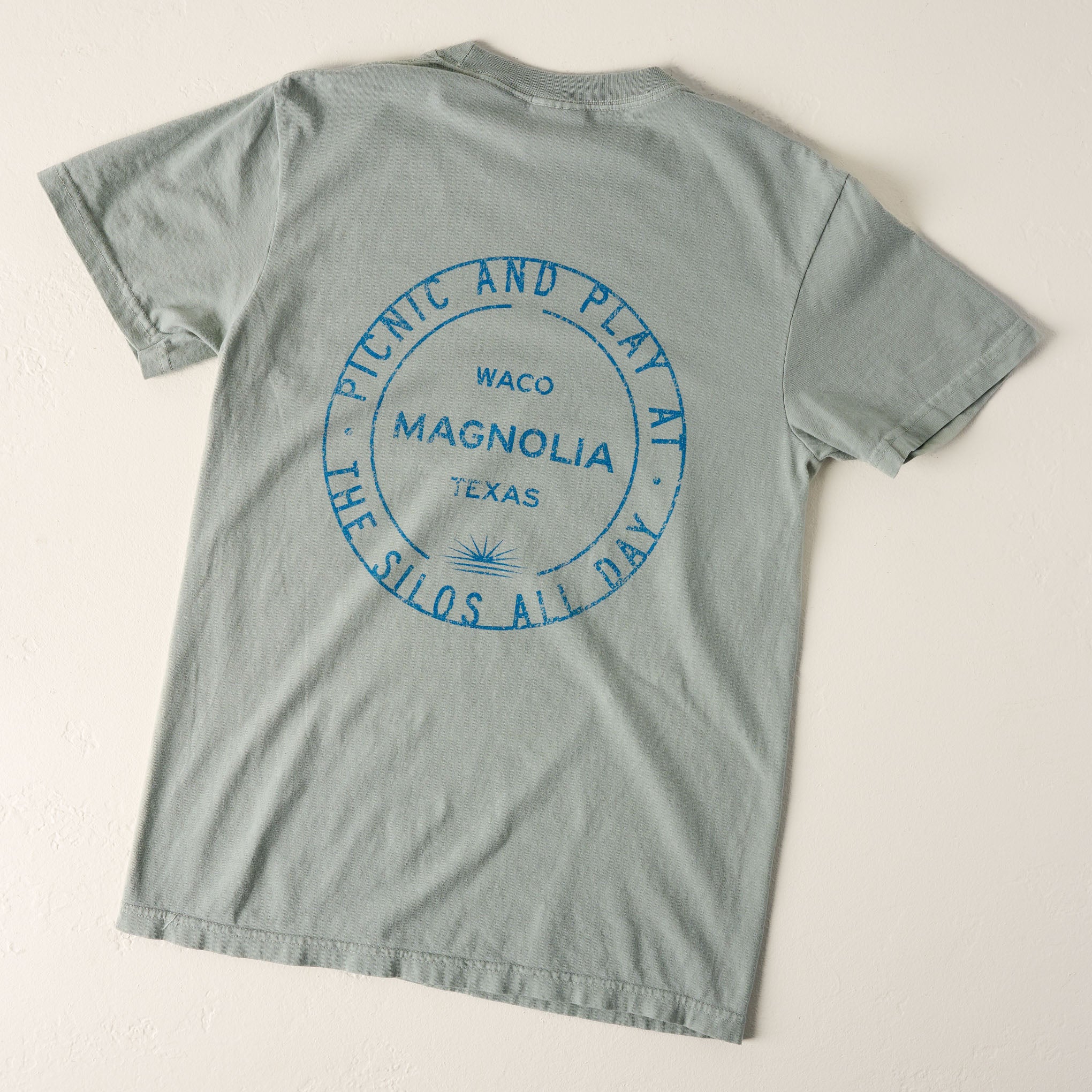 Picnic and Play Bay Shirt back of shirt On sale for $24.99, discounted from $32.00