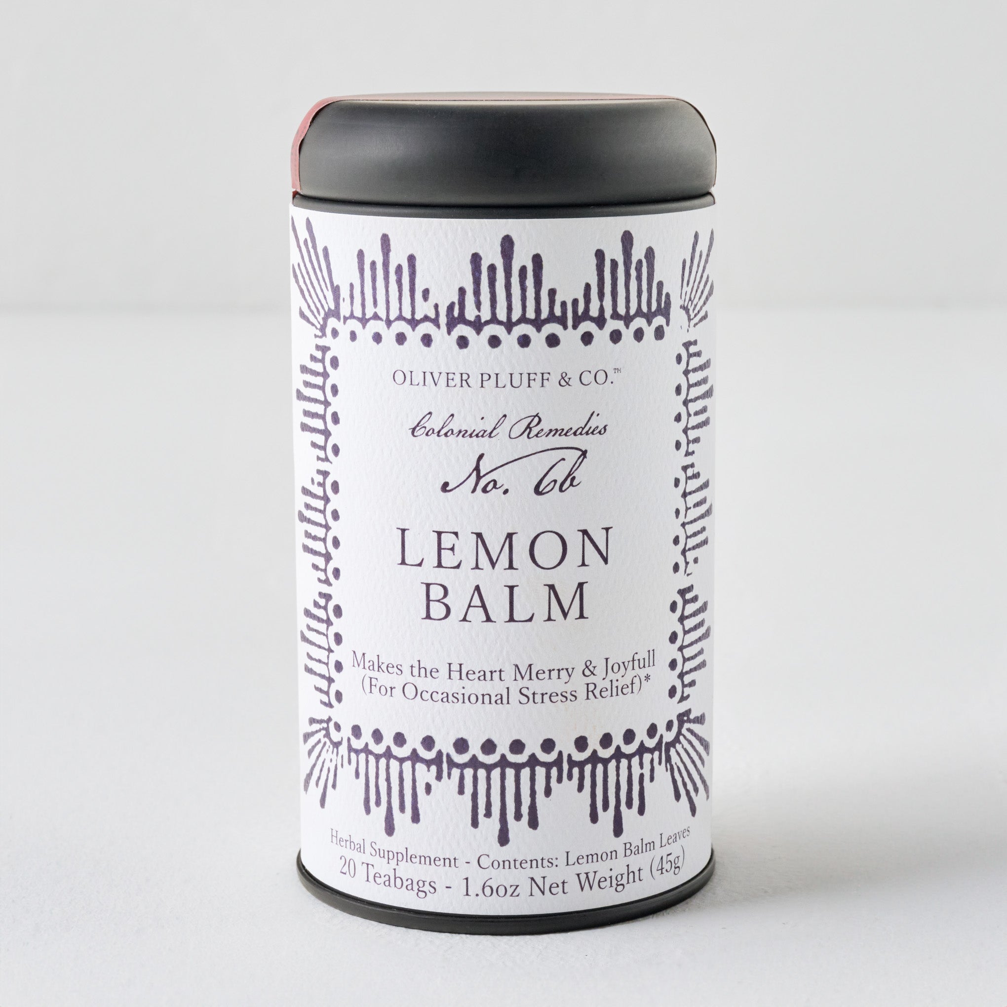 Oliver Pluff & Co. Lemon Balm Tea