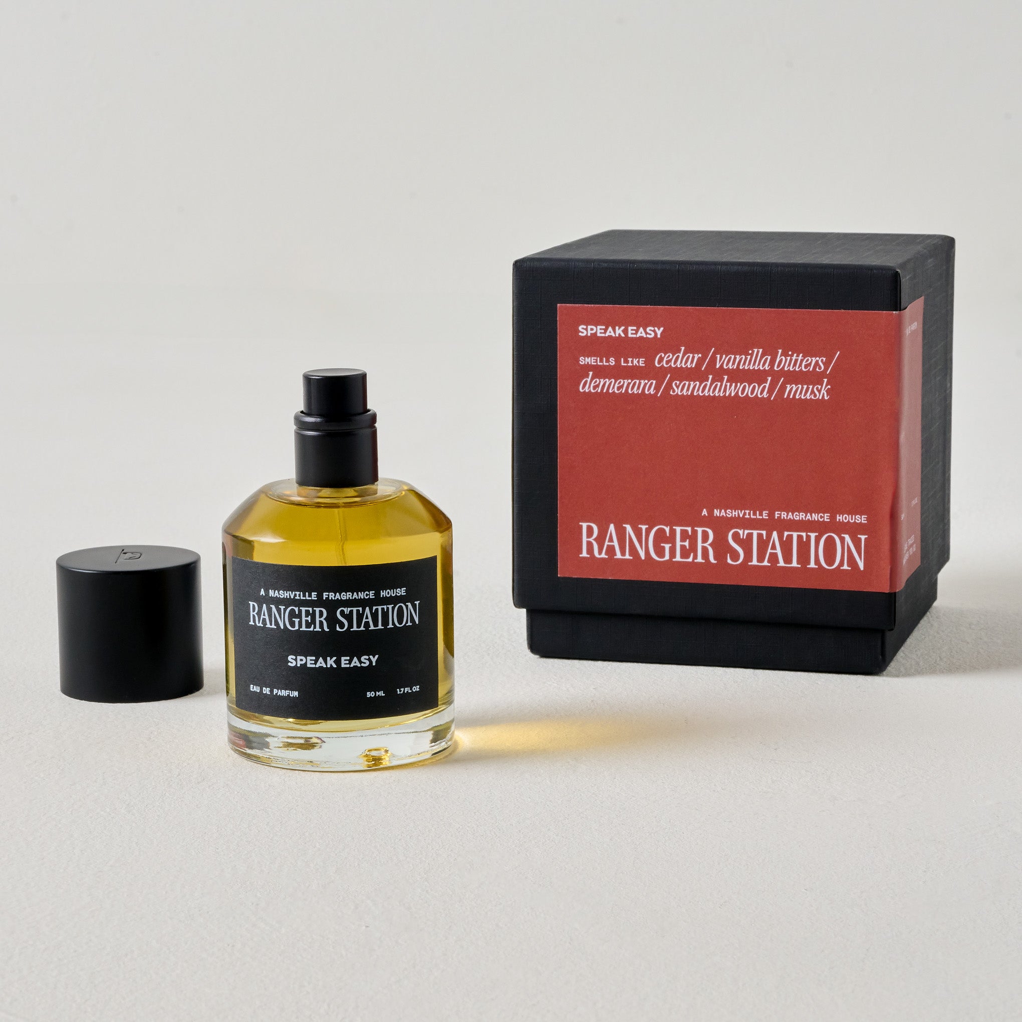 Ranger Station Speakeasy 50ML Cologne shown next to box $94.00