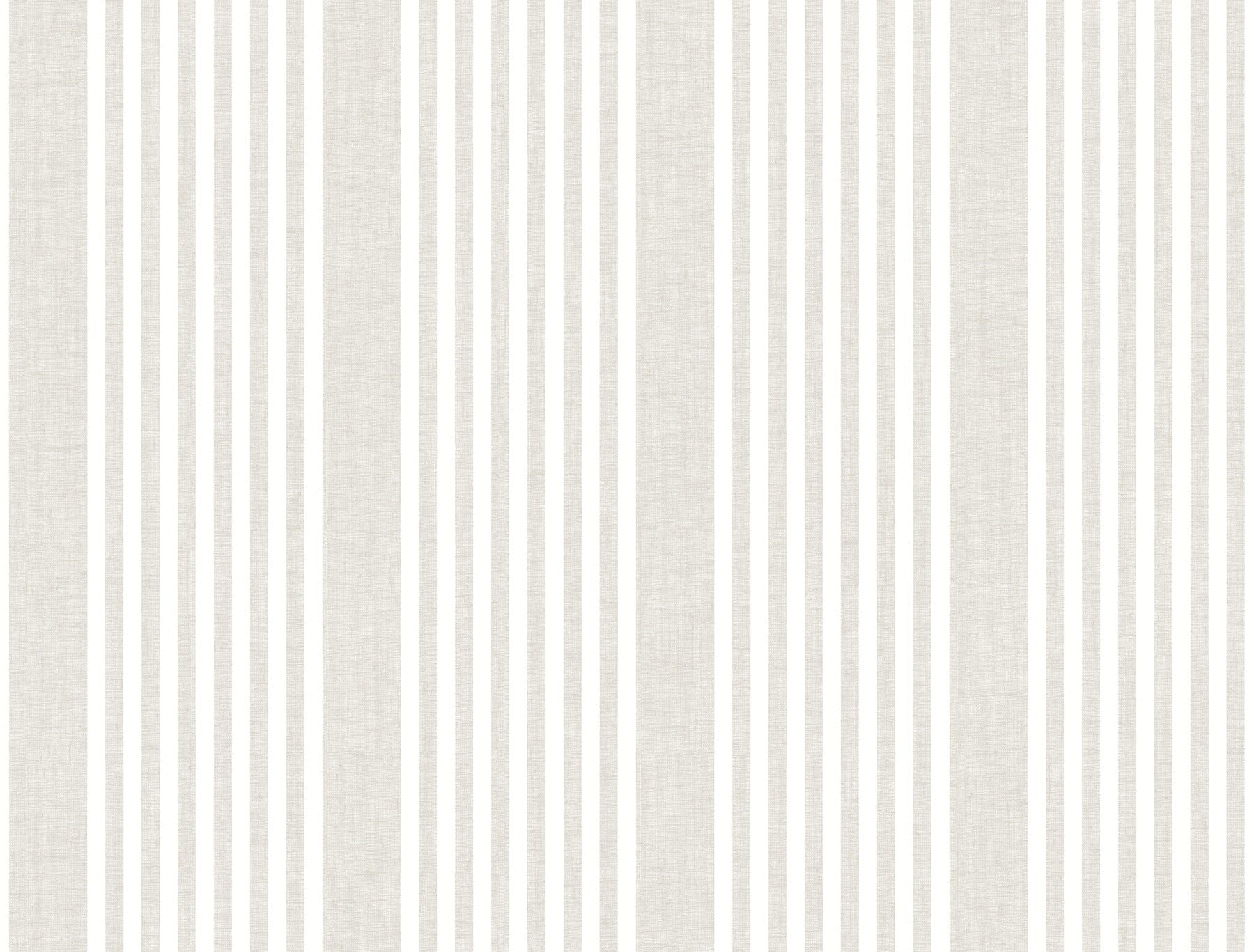 French Linen Stripe Wallpaper in soft linen