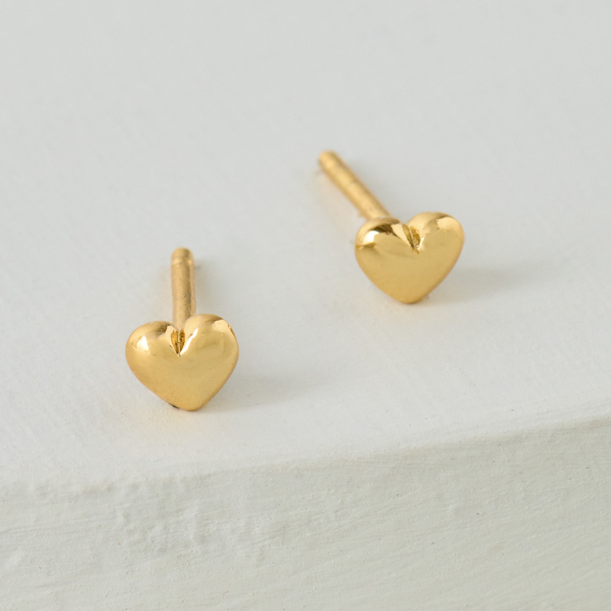 Charlotte Heart Studs $32.00