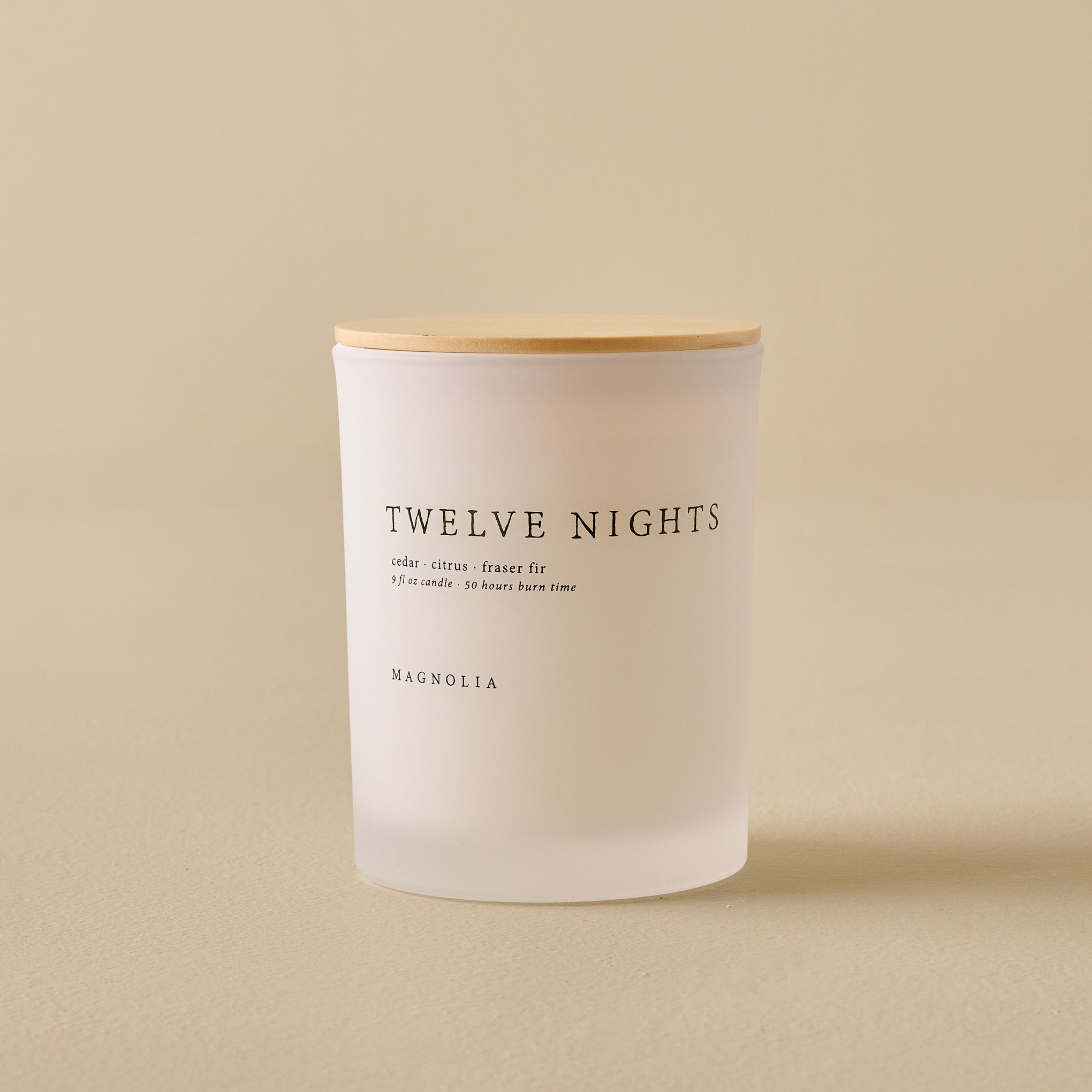 9oz Magnolia Twelve Nights Candle