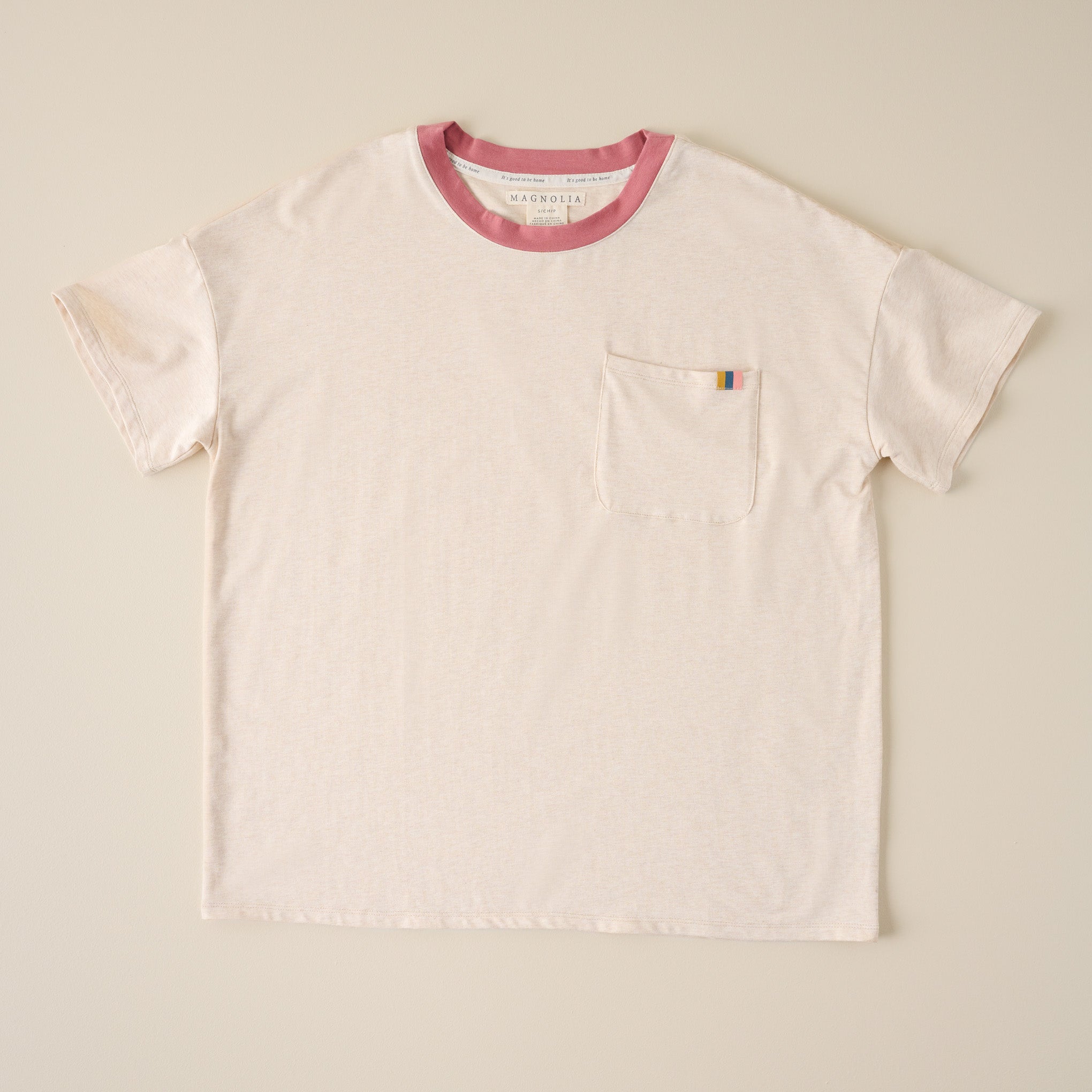 Weekender Dusty Rose Tee $40.00