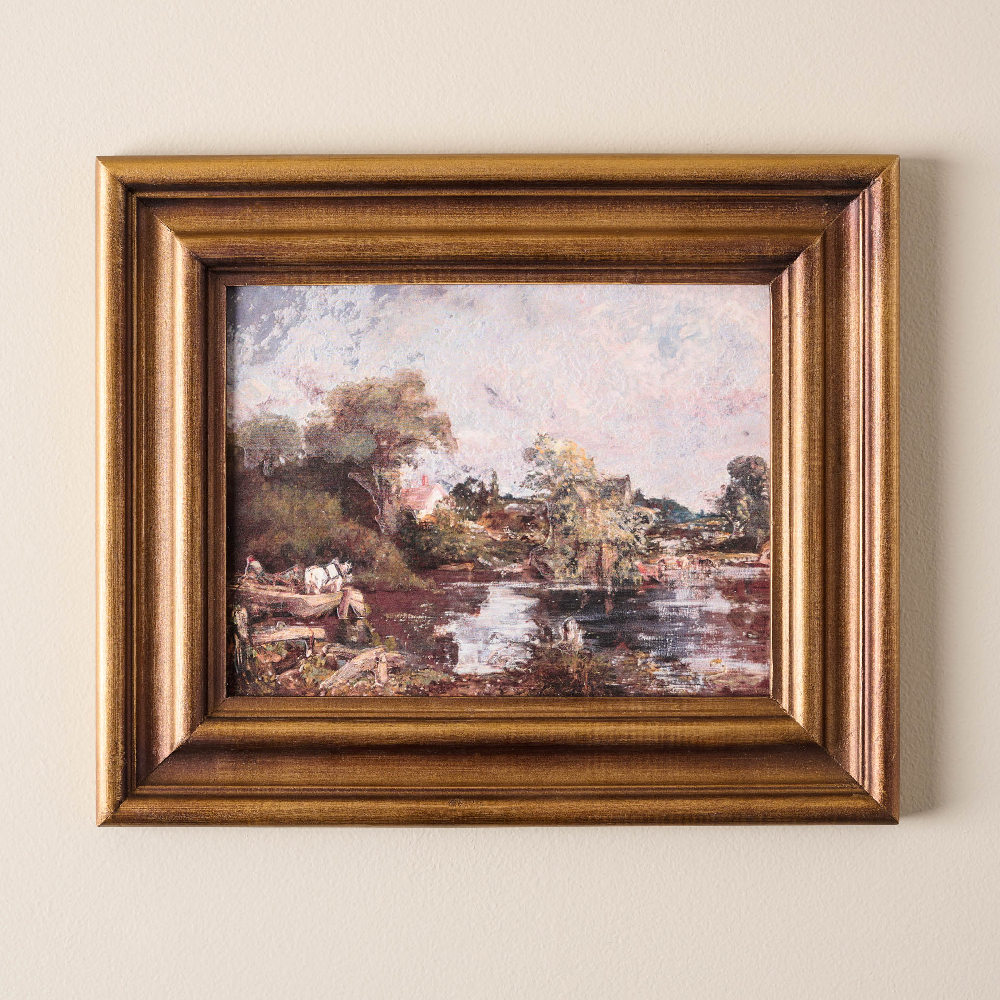 Pond's Edge Framed art Print