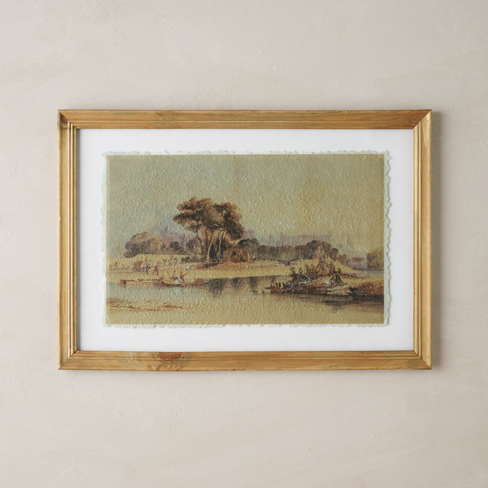 Distant Days Watercolor Landscape $64.00