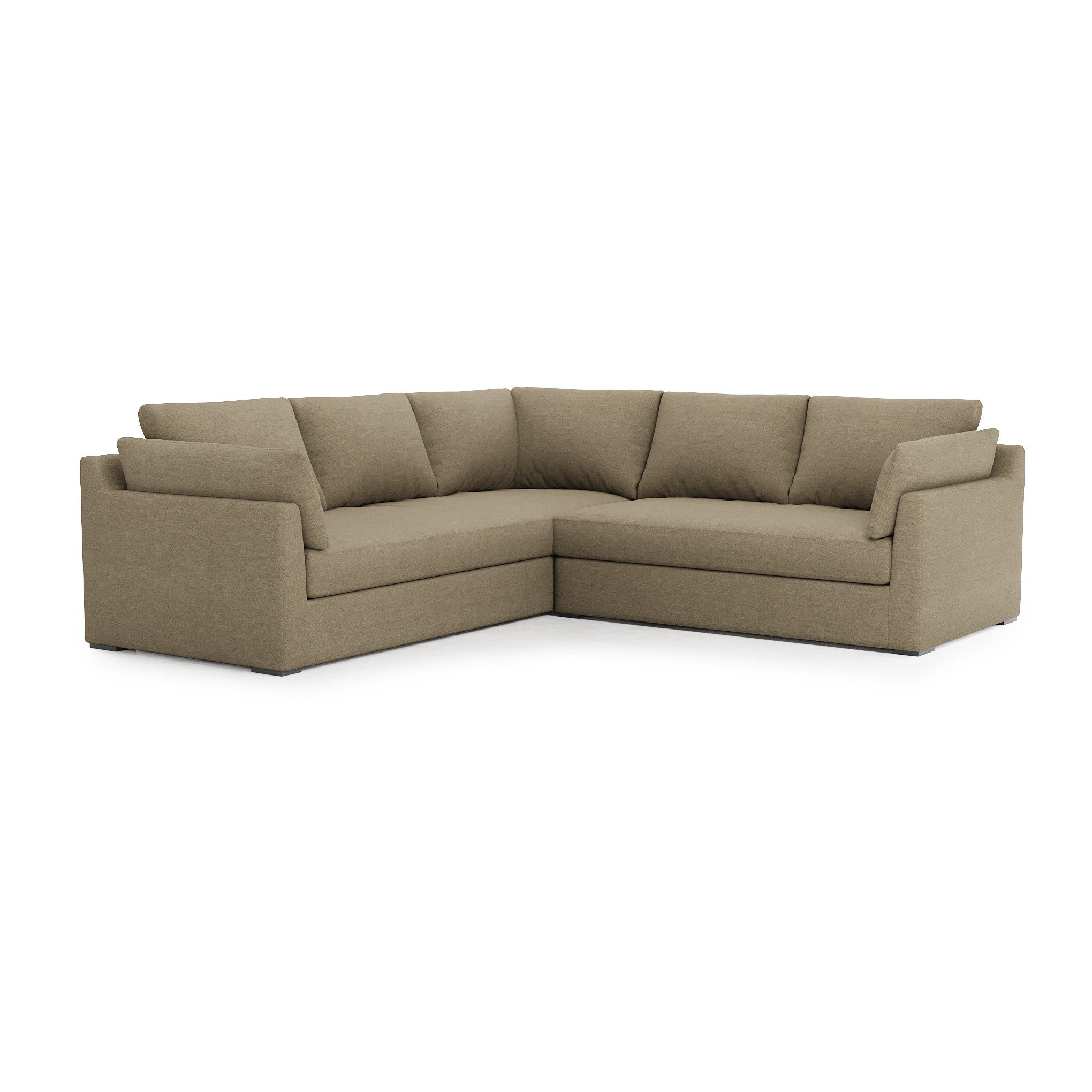 Serene Sectional mocha linen