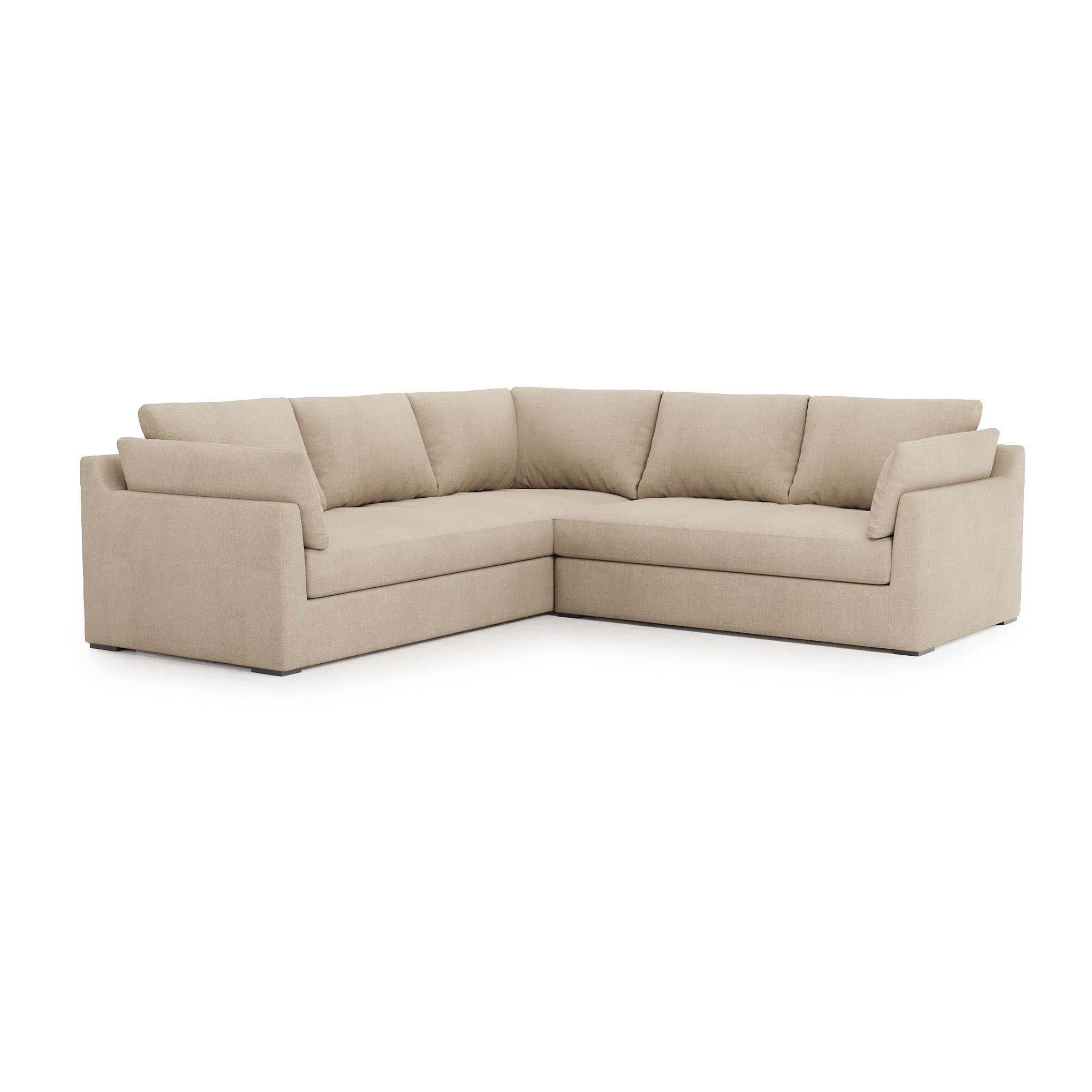Serene Sectional natural linen