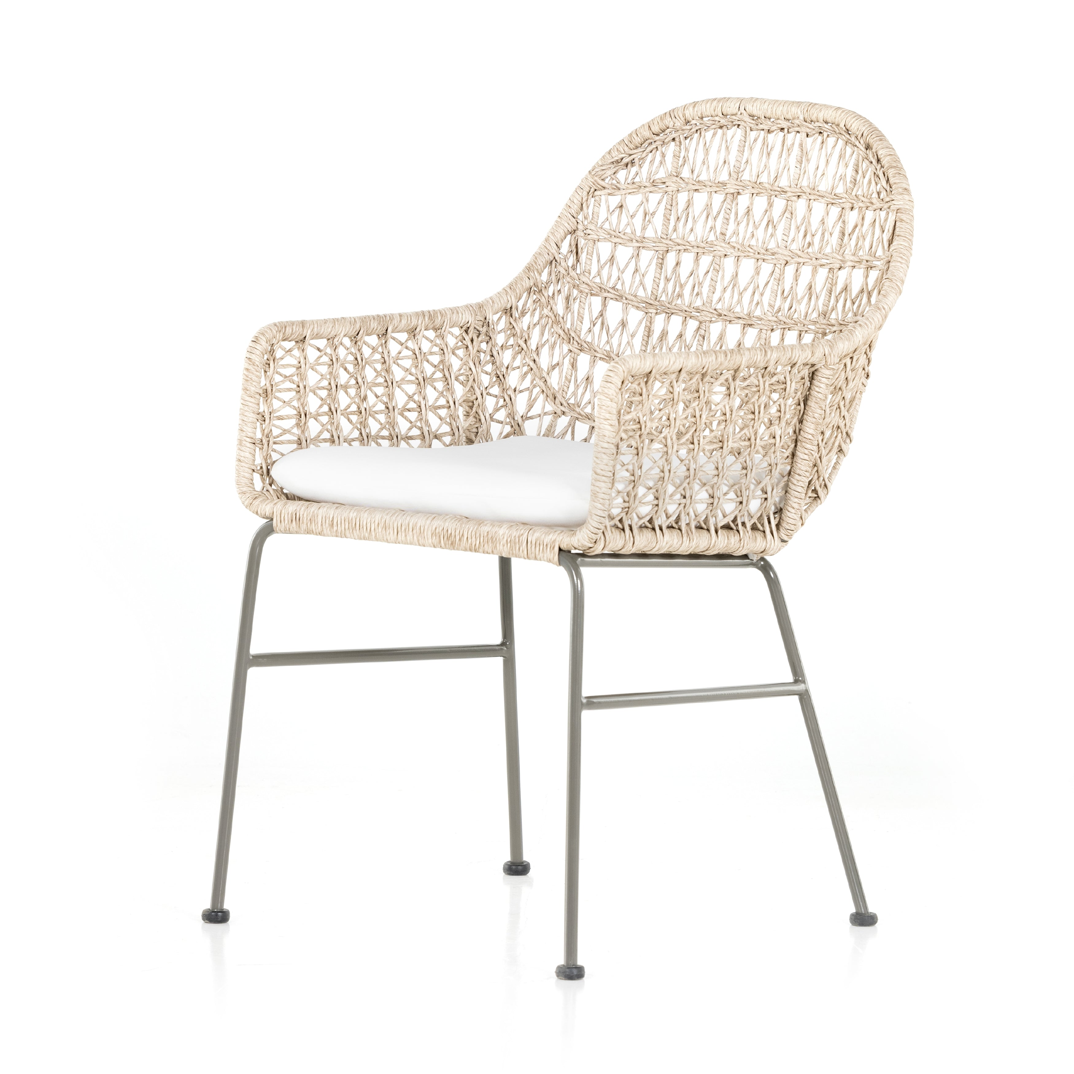 sylvie wicker outdoor cushioned dining chair for magnolia $499.00