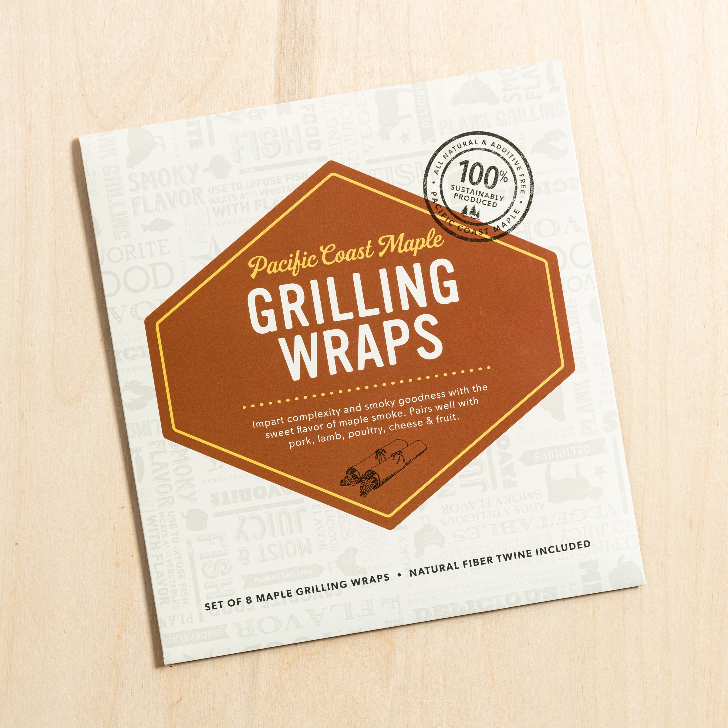 Pacific Coast Maple Grilling Wraps $14.00