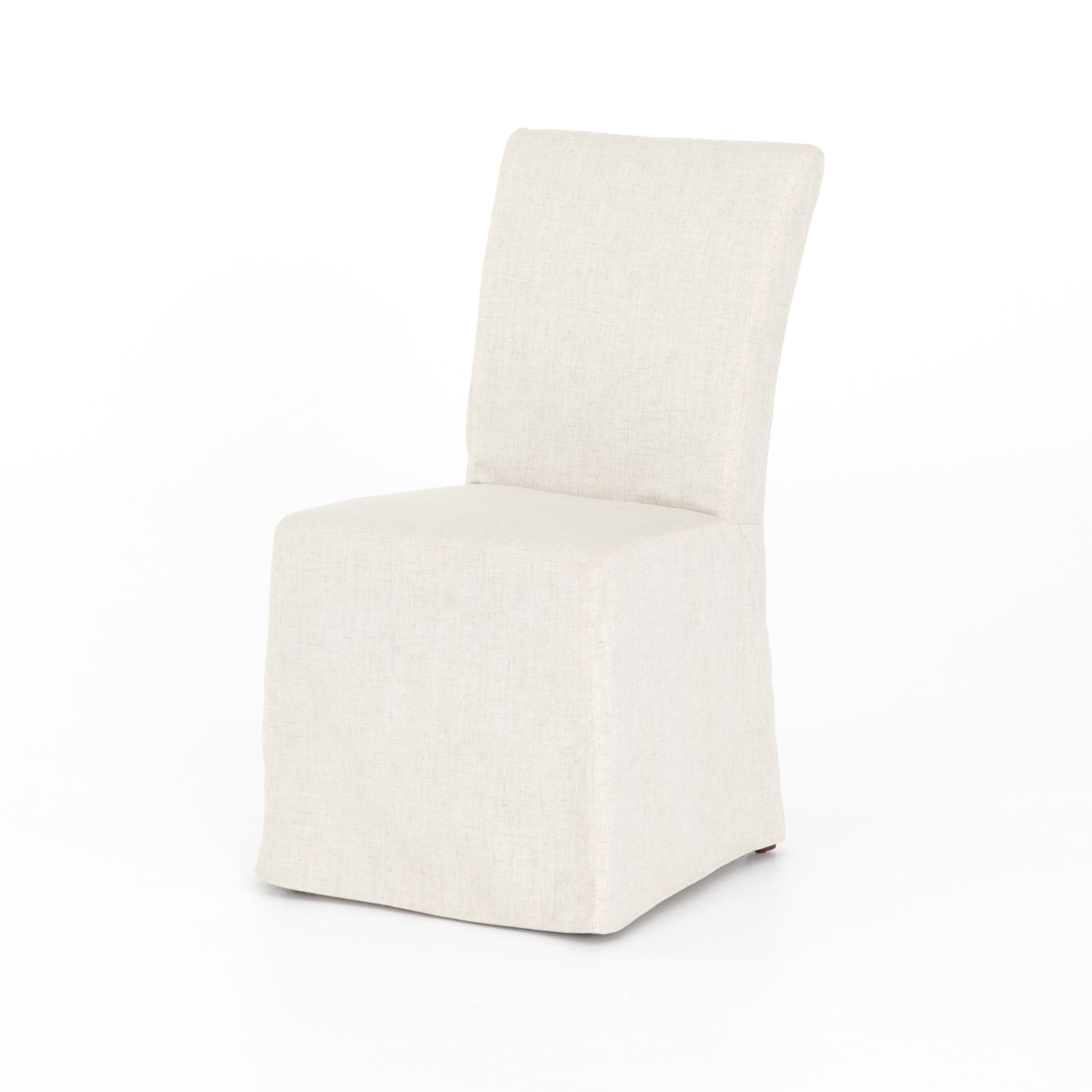 brynn cream slip-covered dining chair for magnolia