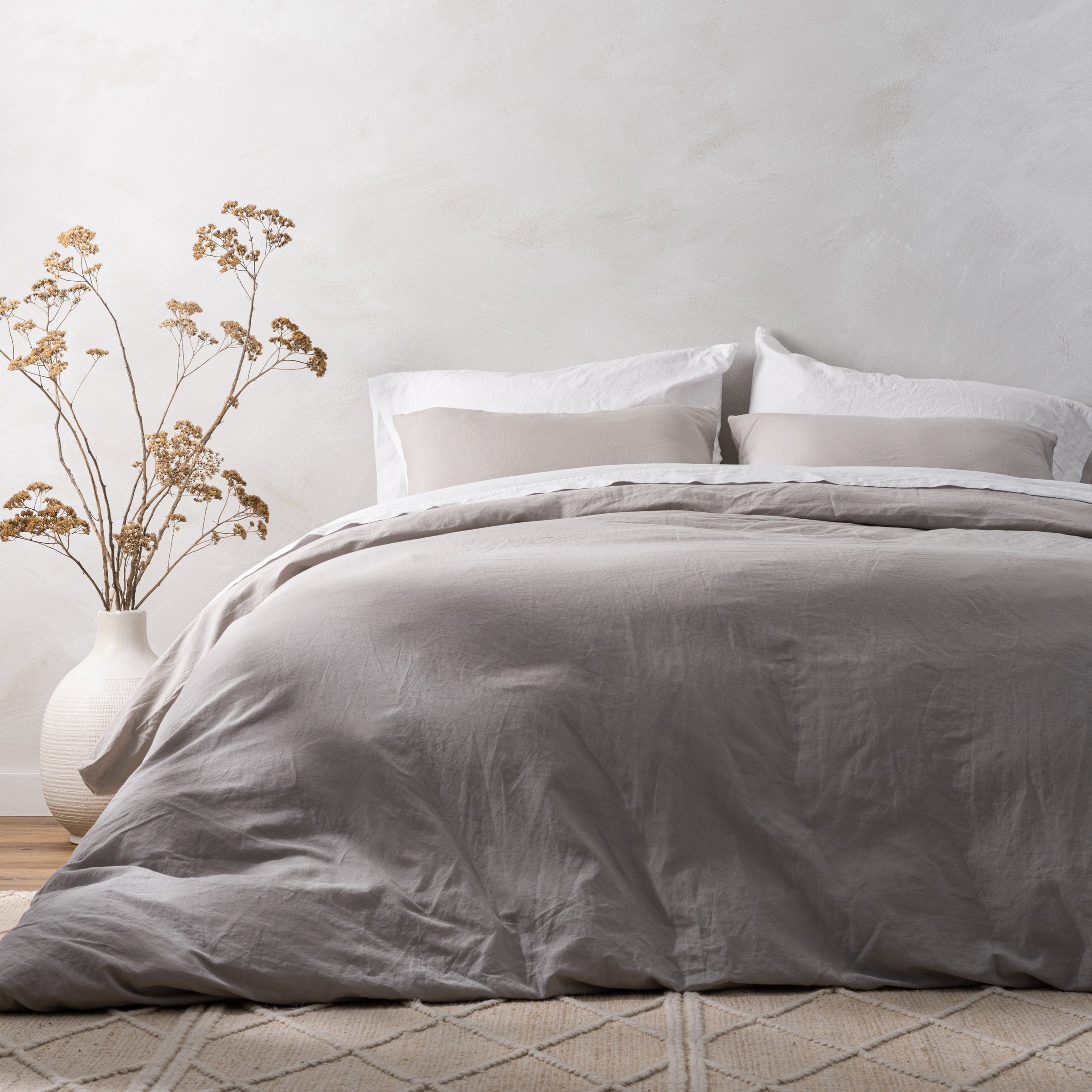 Dove Linen Cotton - Duvet On sale for $94.99, discounted from $159.00