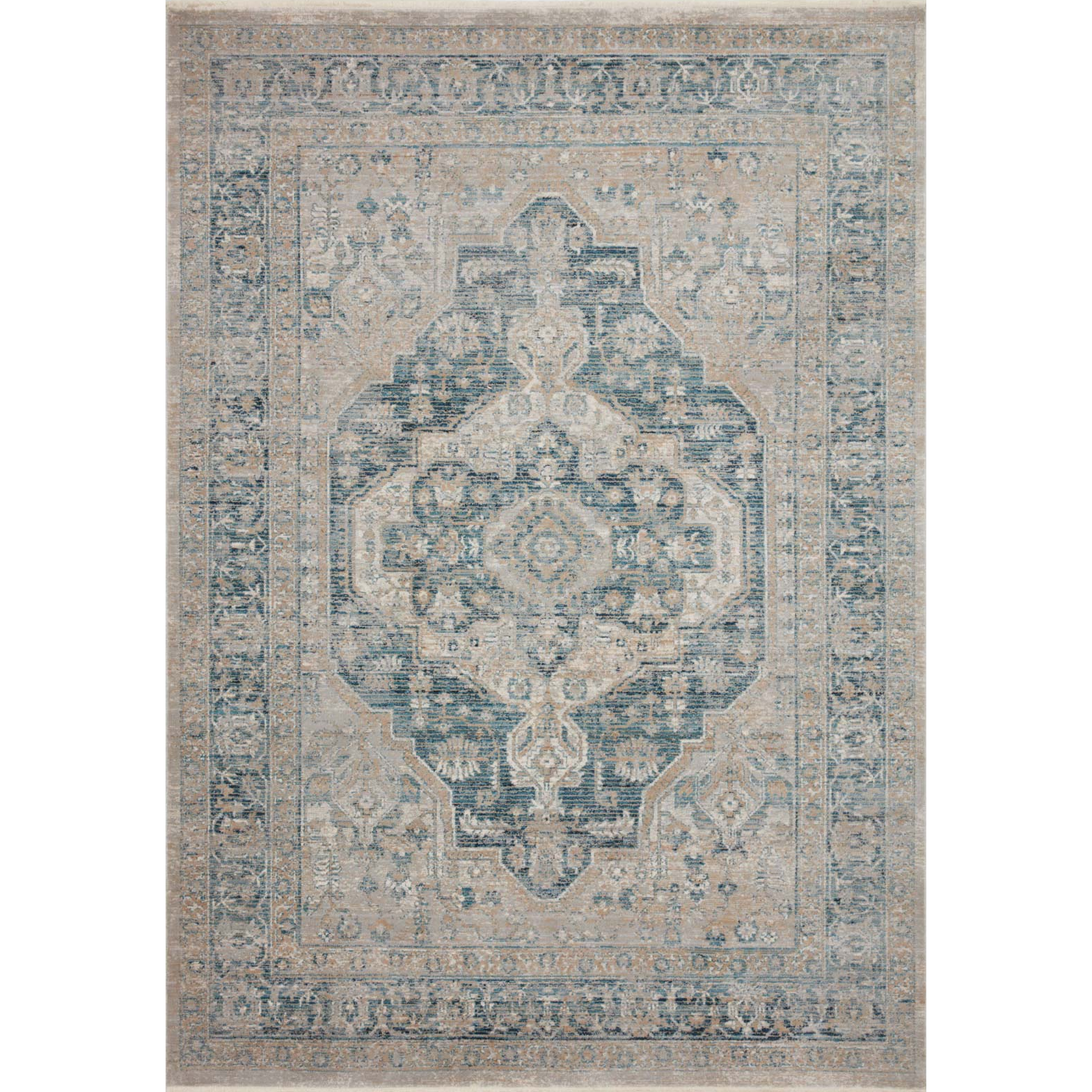 beige and blue traditional area rug with floral detail Items range from $89.00 to $1619.00