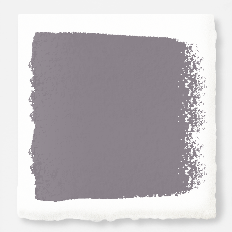 Deep pastel purple door and cabinet paint named pashmina plum